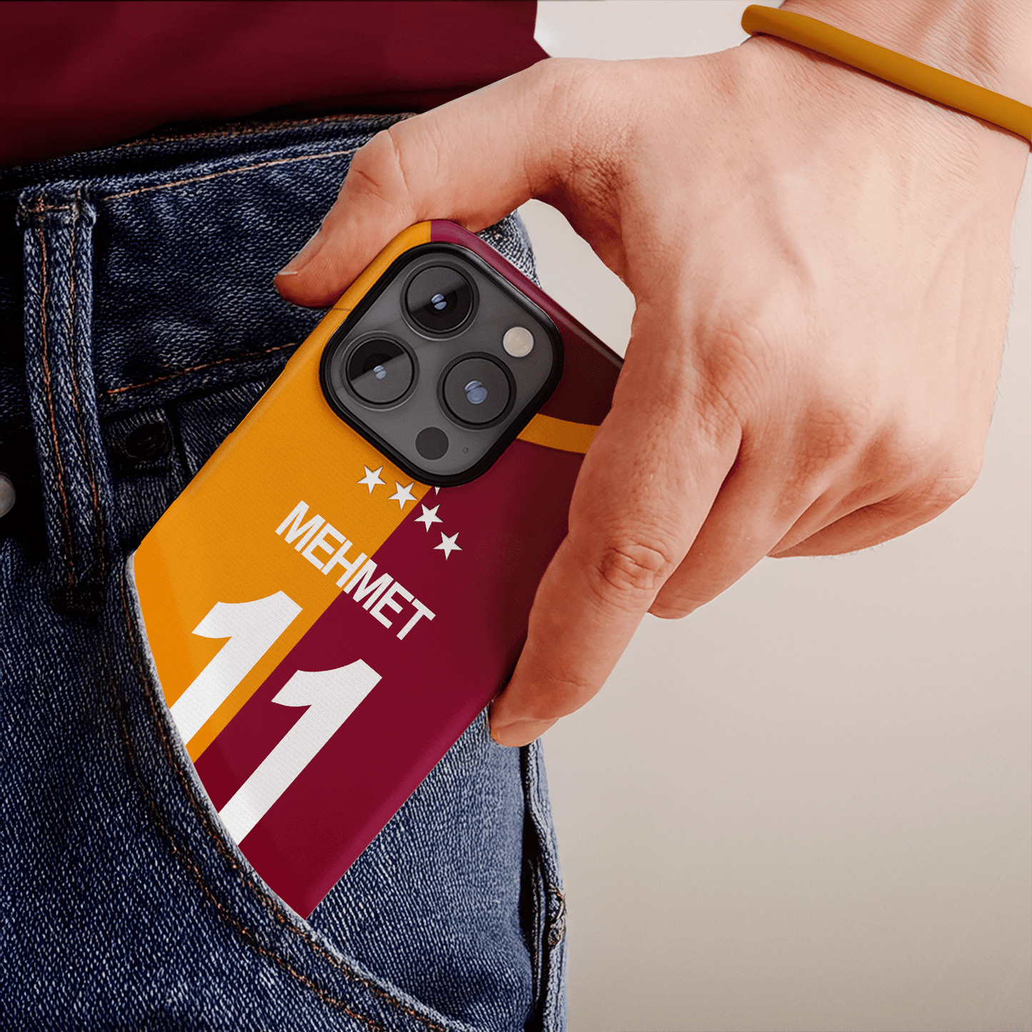 Coque de téléphone Galatasaray personnalisable pour téléphone