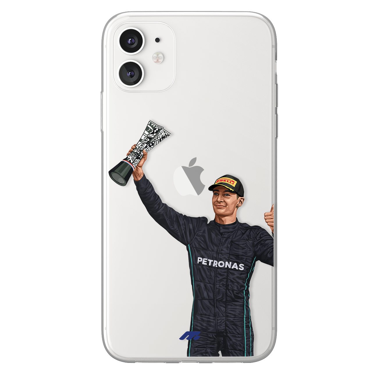 Coque George Russell de Formule 1 Mercedes
