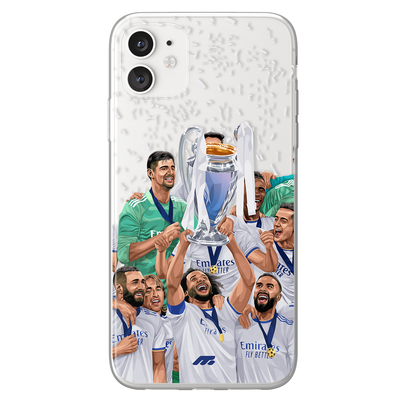 Coque Les Merengues de Football Real Madrid CF