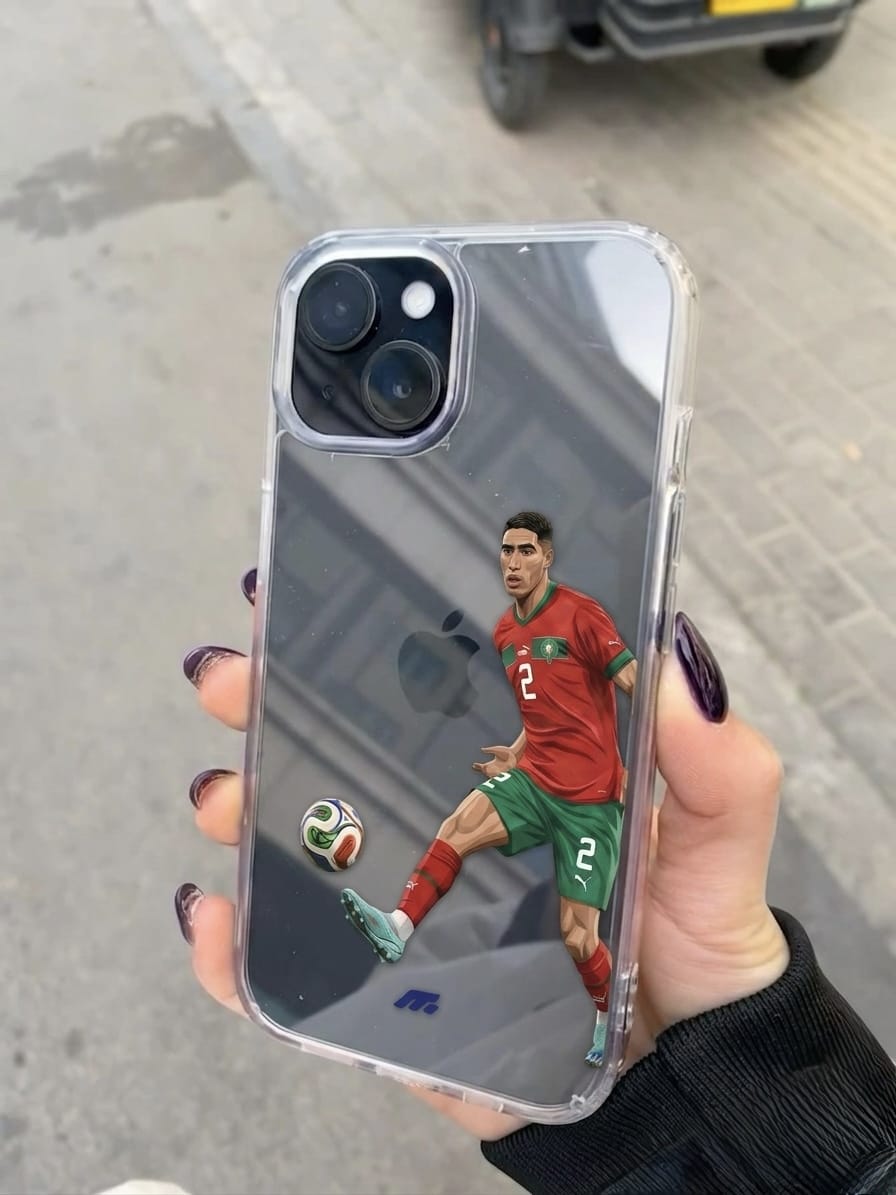 Coque de téléphone Achraf Hakimi Maroc,