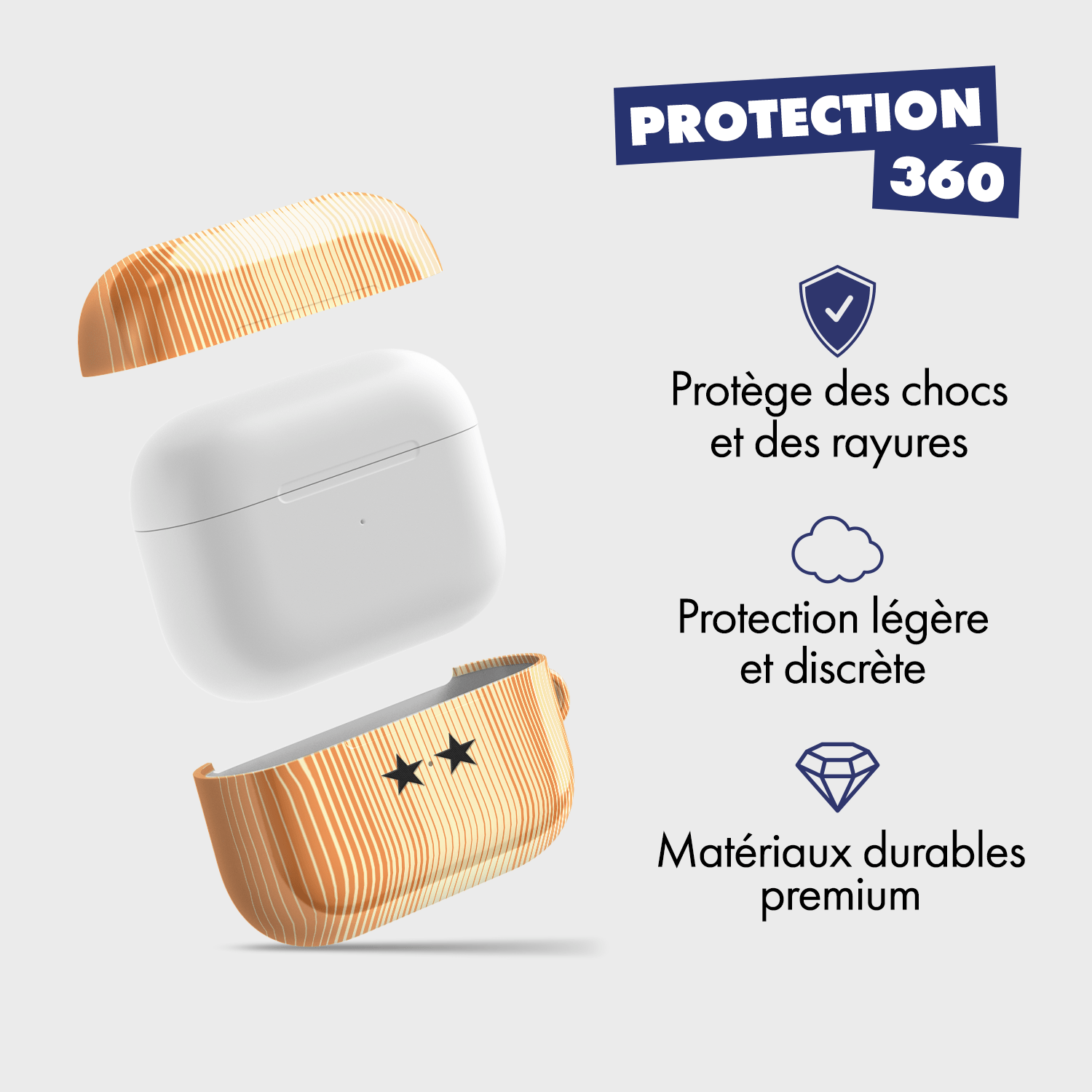 Coque pour AirPods & Samsung buds football Inter Milan