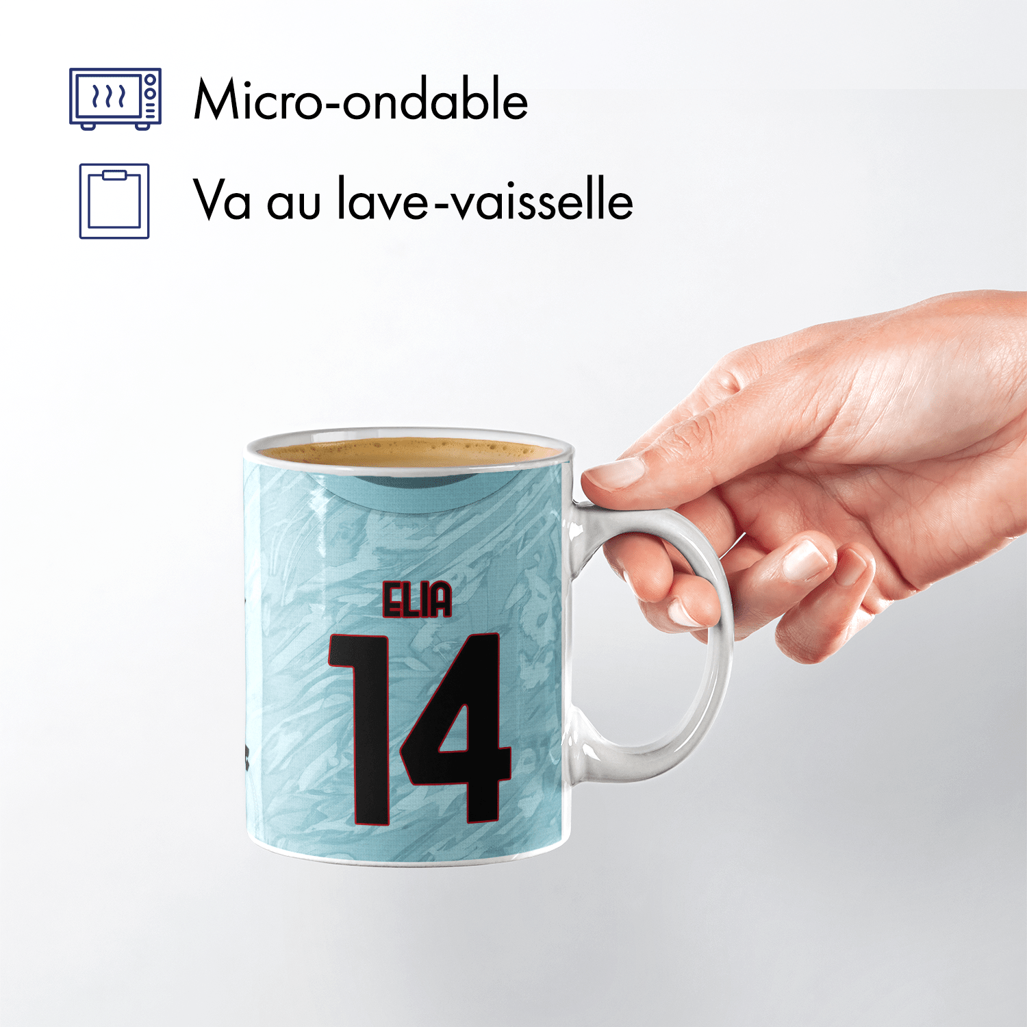 Mug AC Milano football personnalisable