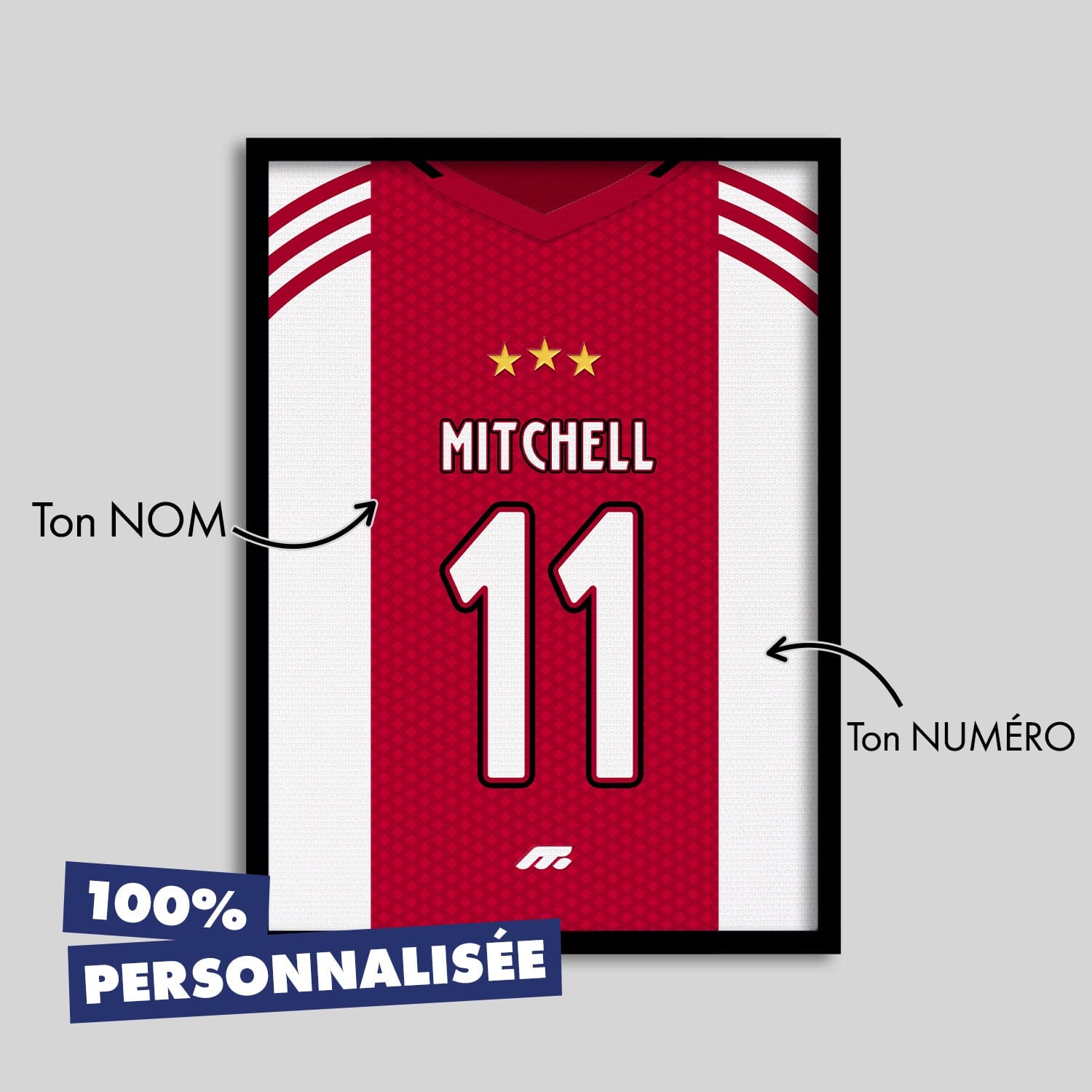 Affiche AJAX football personnalisable à imprimer