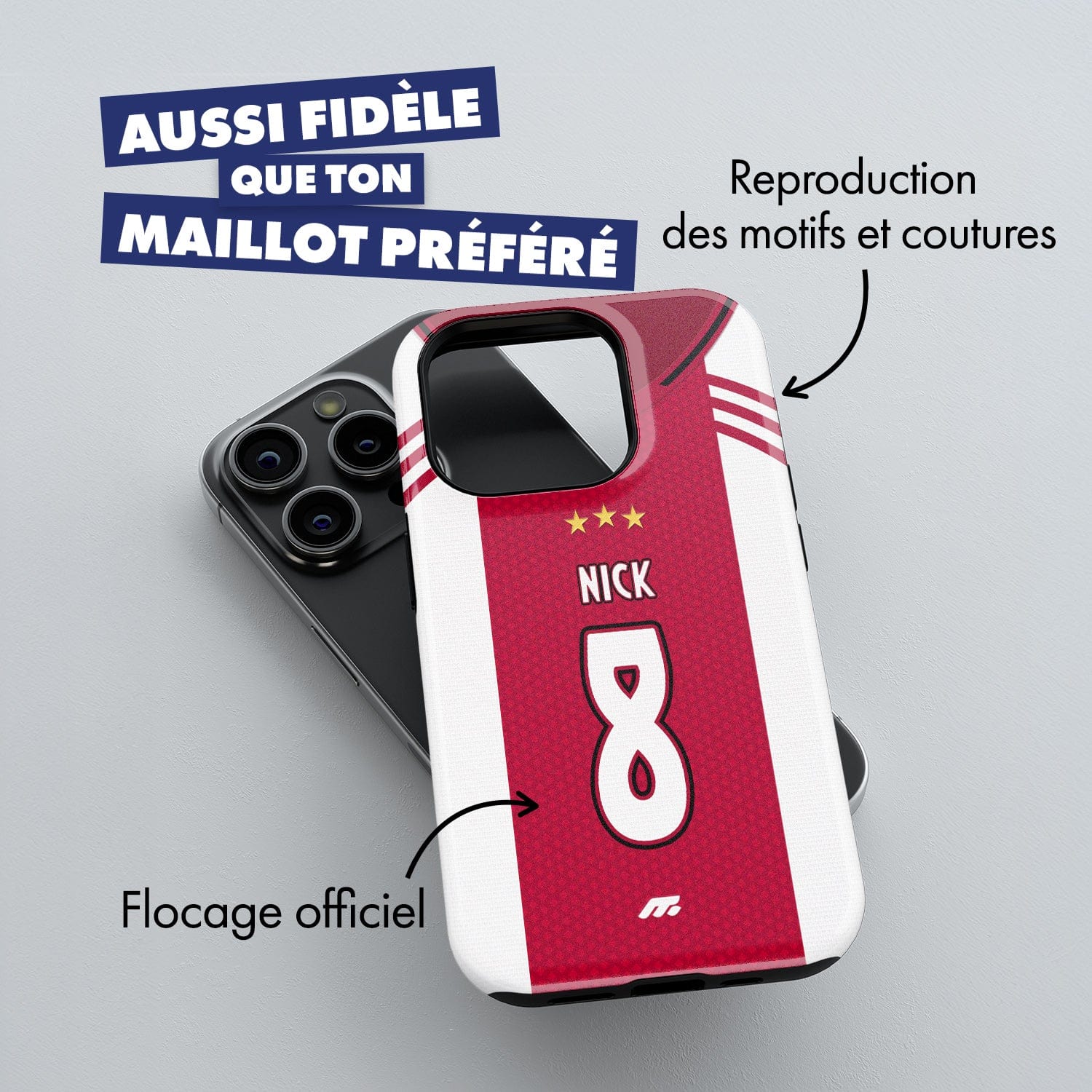 Coque de téléphone AJAX personnalisable pour téléphone