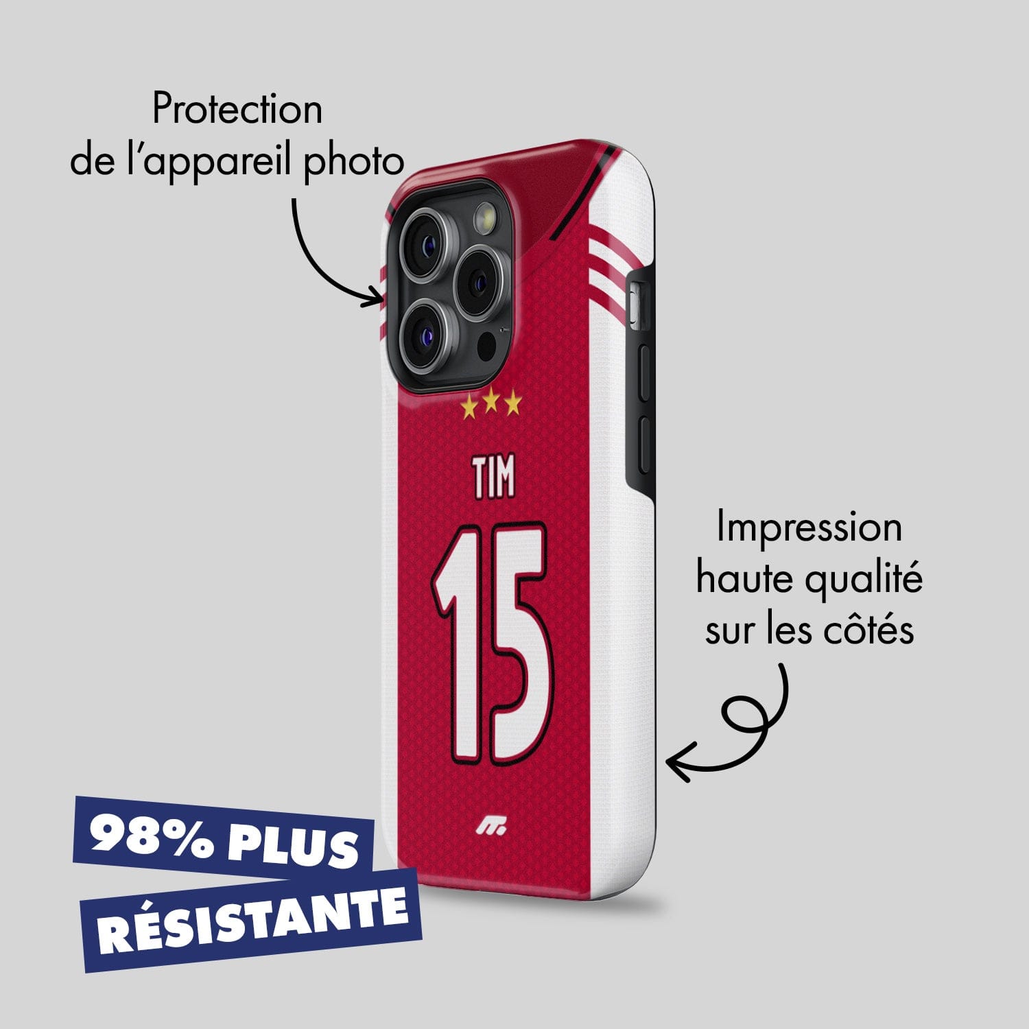 Coque de téléphone AJAX personnalisable pour téléphone