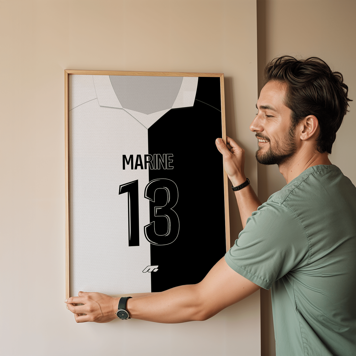 Affiche AMIENS football personnalisable à imprimer