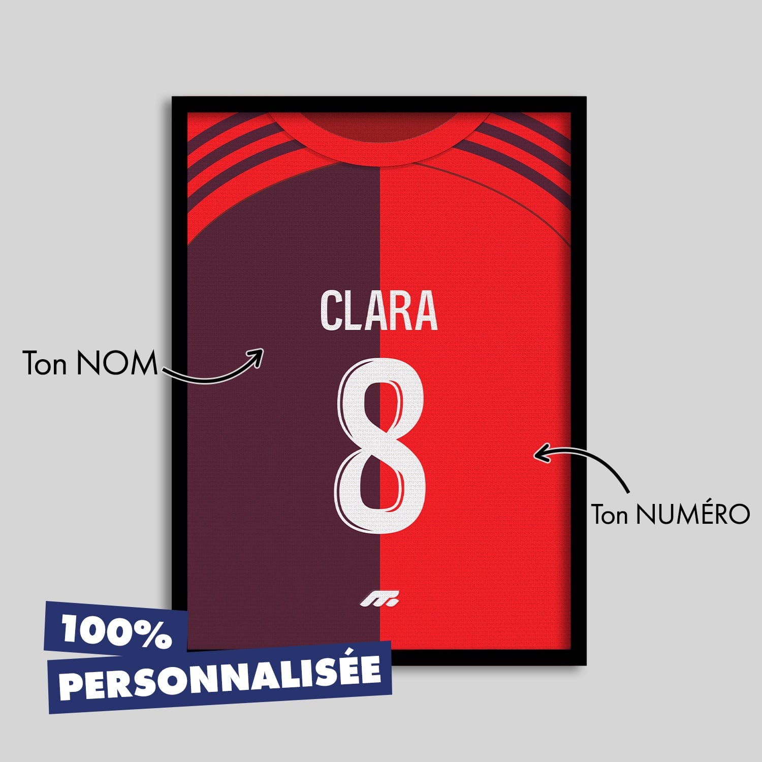 Affiche ANNECY football personnalisable à imprimer