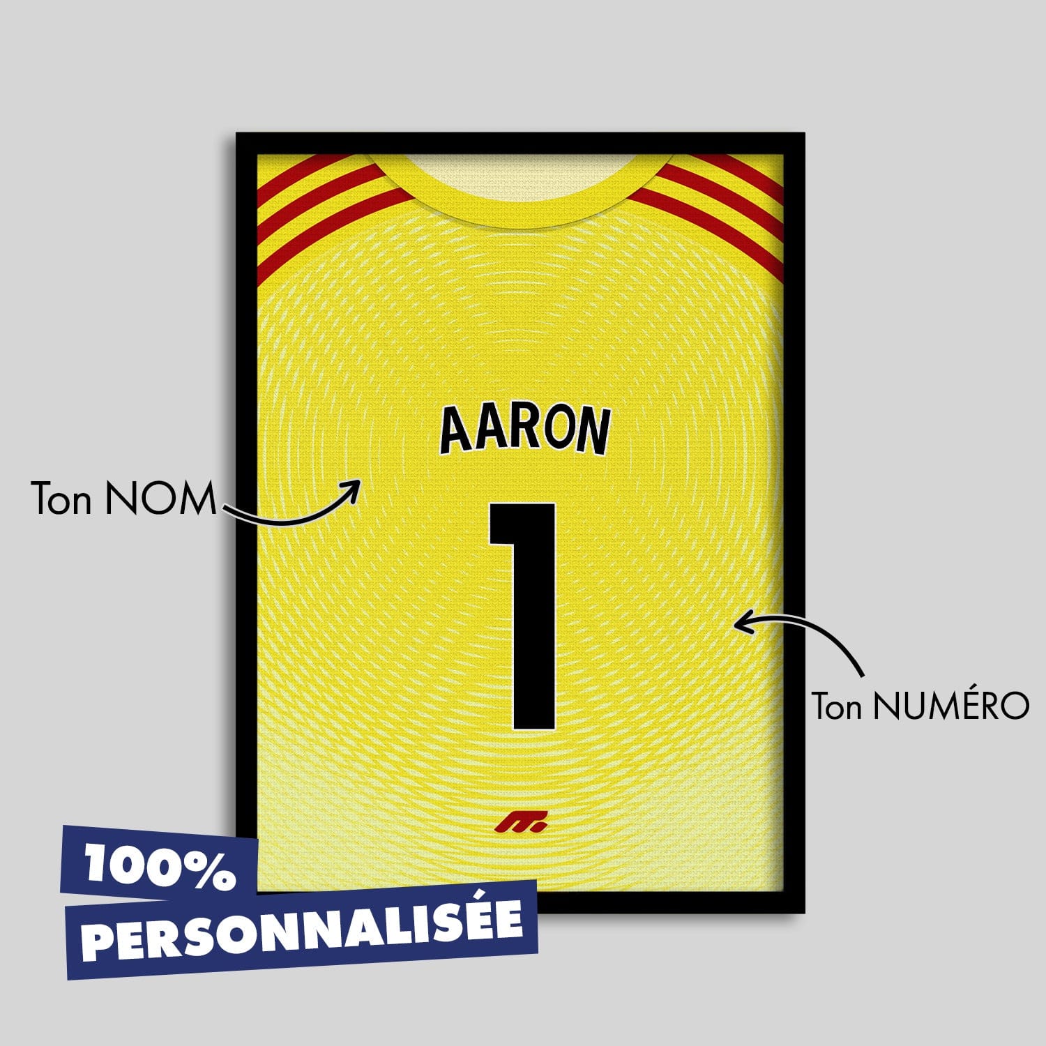 Affiche Arsenal FC football personnalisable à imprimer