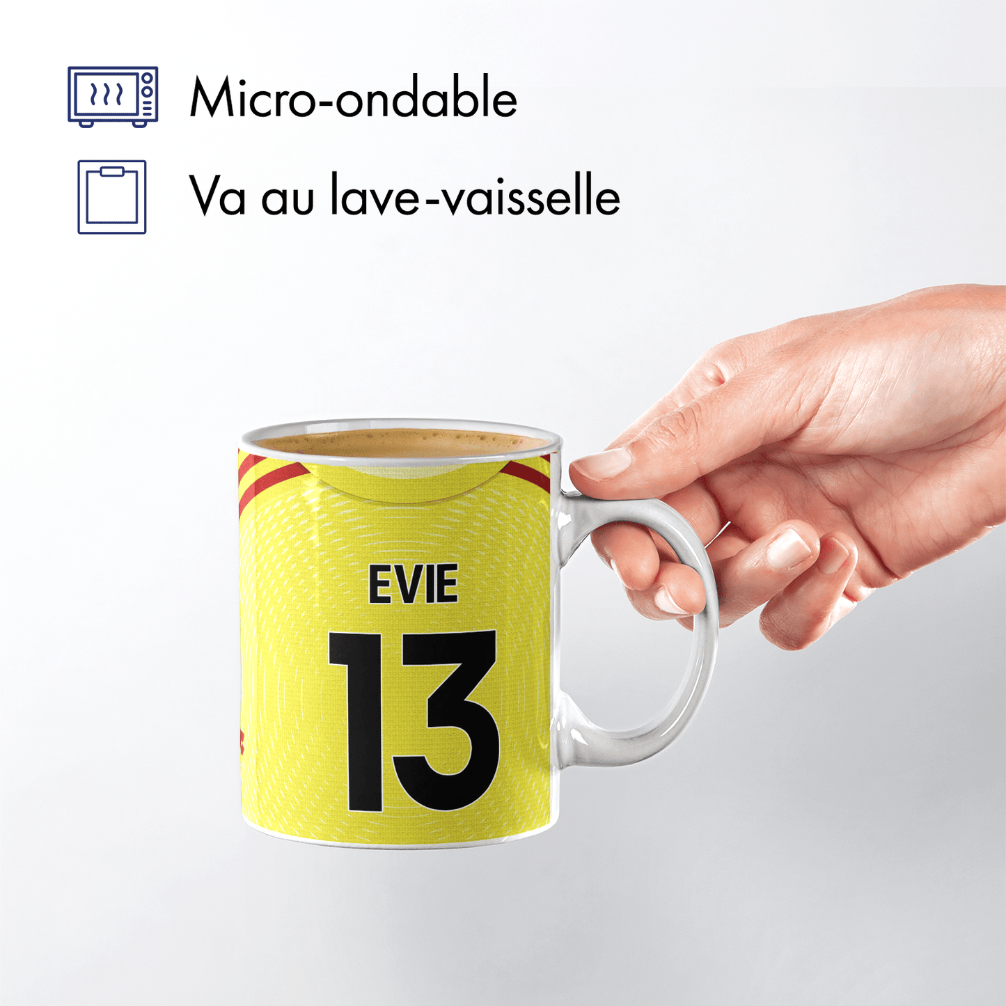 Mug Arsenal FC football personnalisable