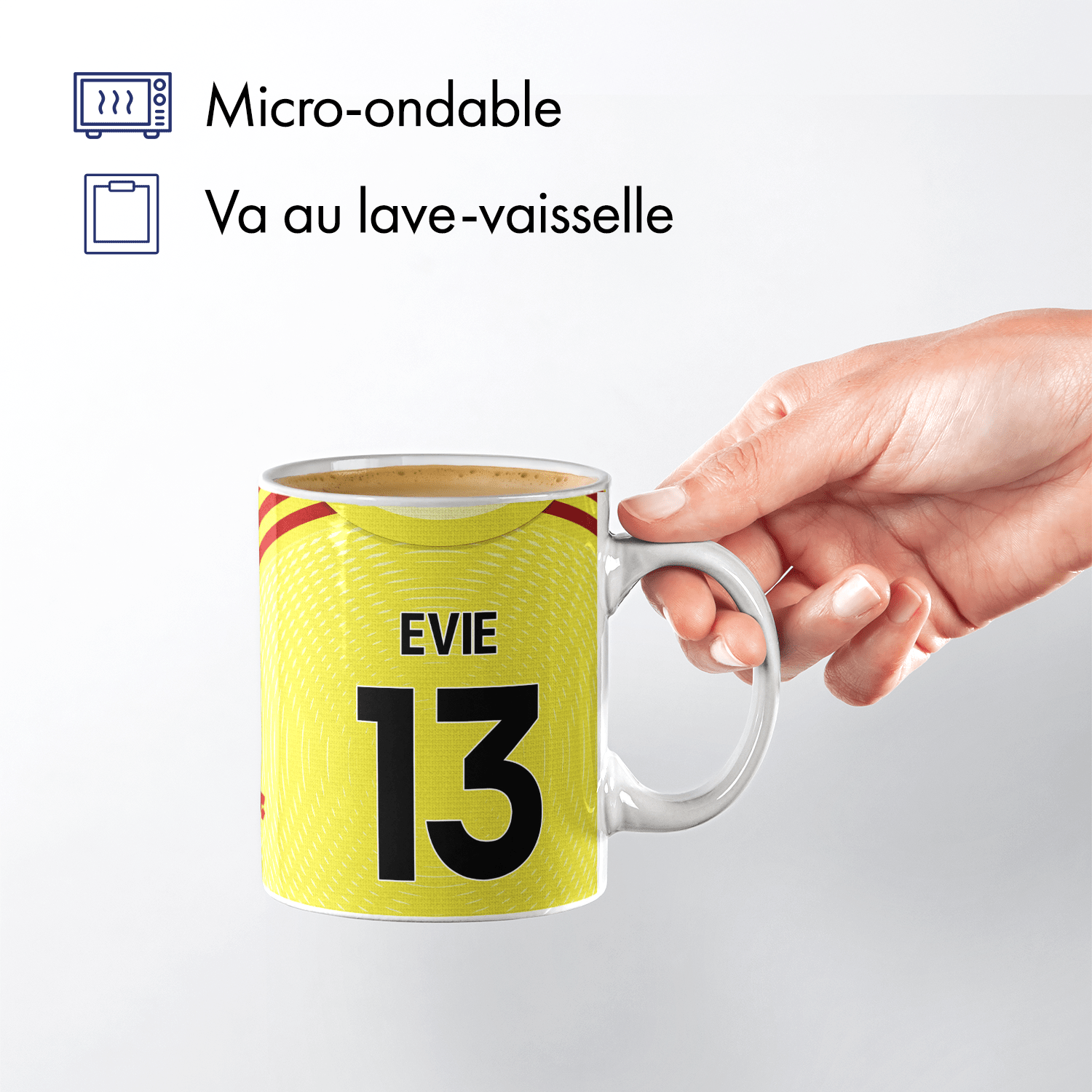 Mug Arsenal FC football personnalisable