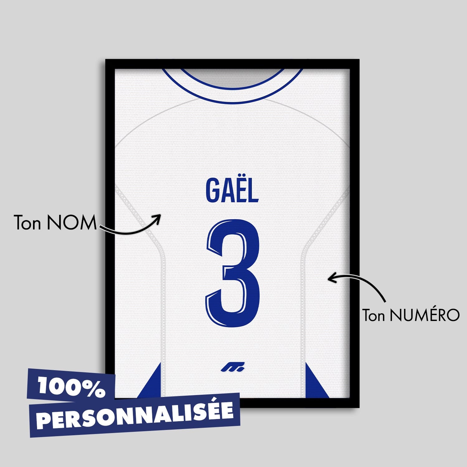 Affiche AUXERRE football personnalisable à imprimer