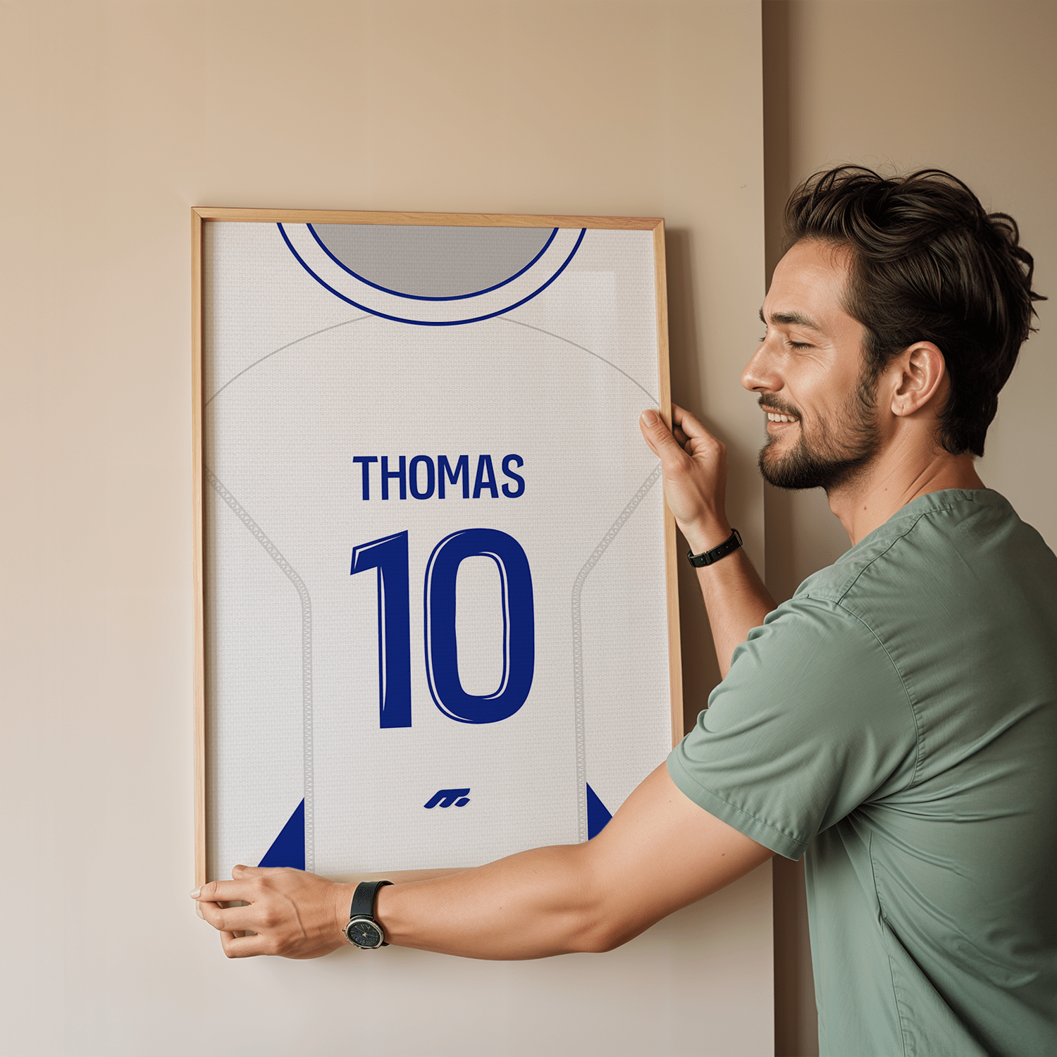 Affiche AUXERRE football personnalisable à imprimer