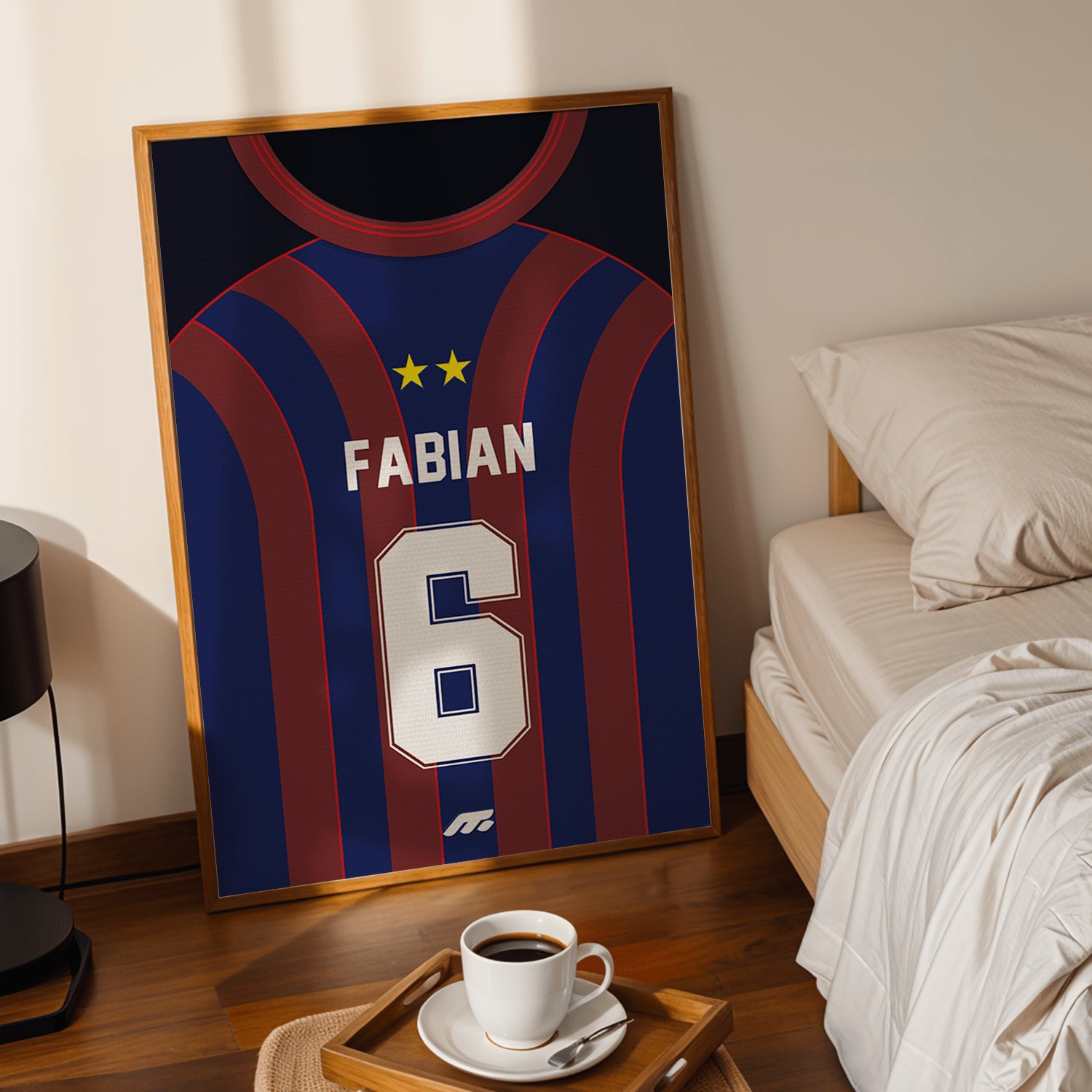 Affiche BALE football personnalisable à imprimer