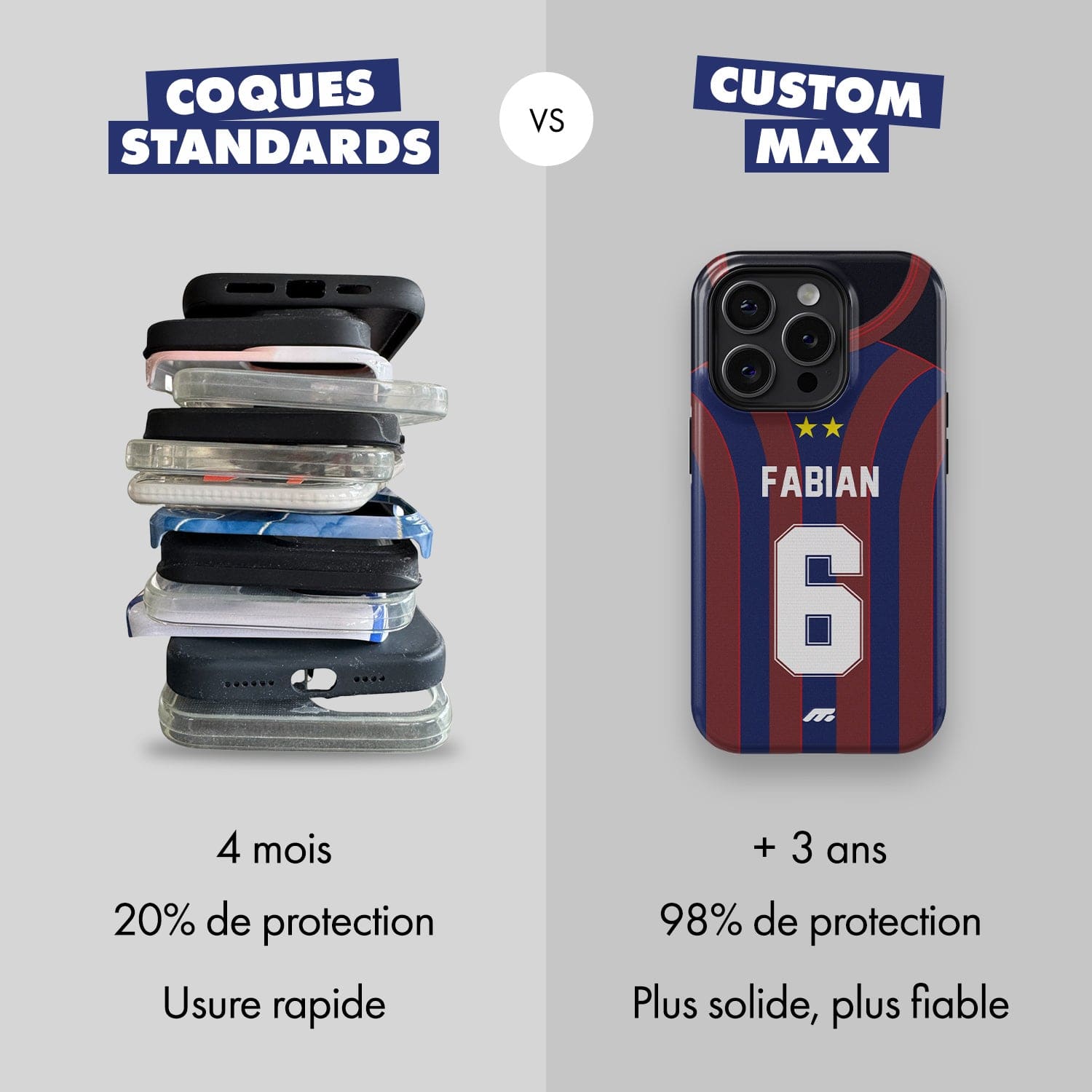 Coque de téléphone BALE personnalisable pour téléphone