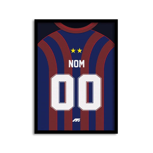 Affiche BALE football personnalisable à imprimer