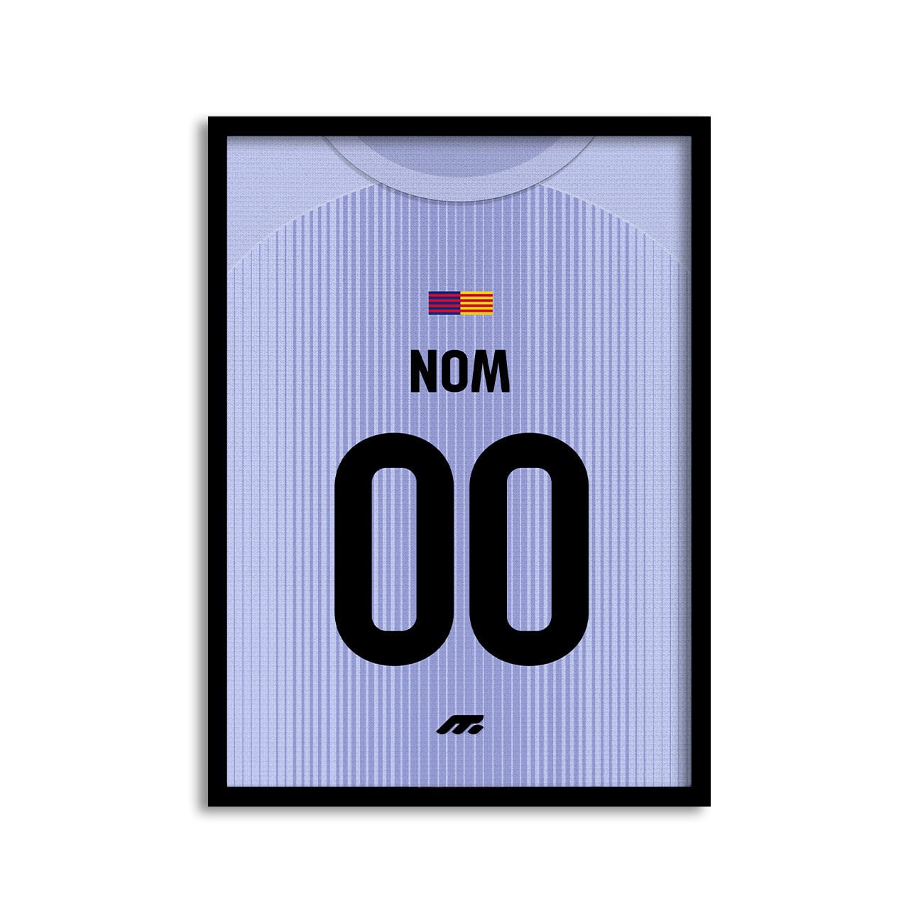 Affiche FC Barcelone football personnalisable à imprimer