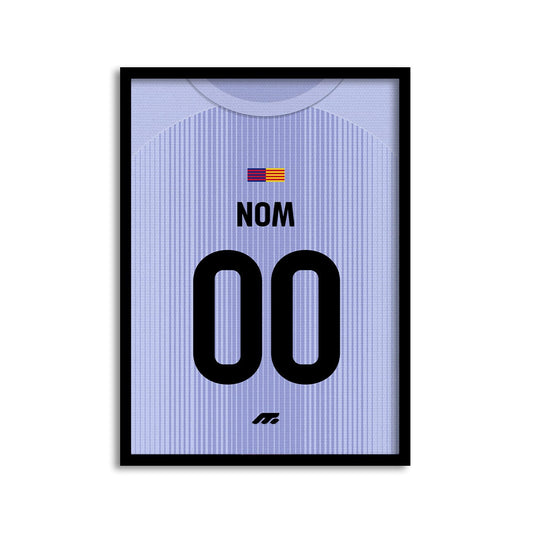 Affiche FC Barcelone football personnalisable à imprimer