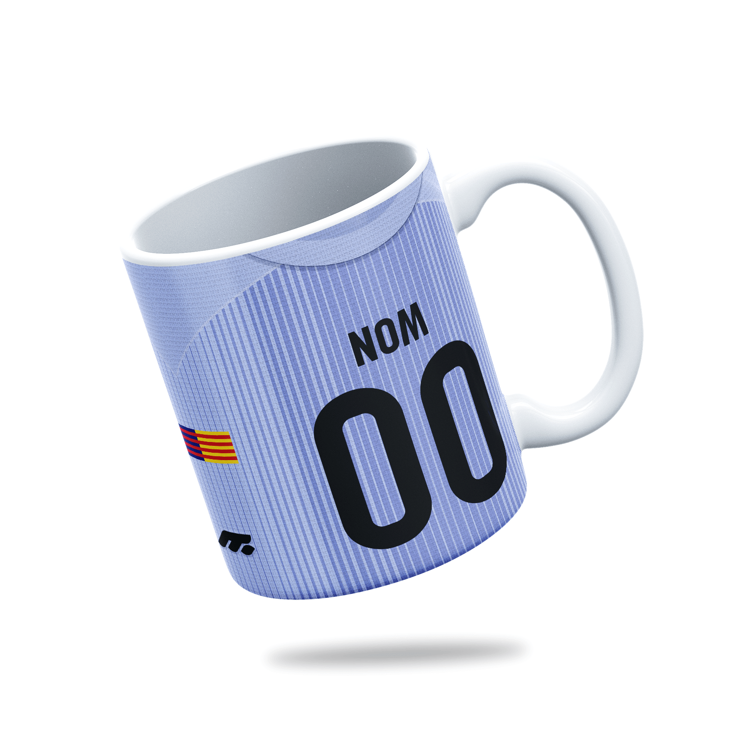 Mug FC Barcelona football personnalisable