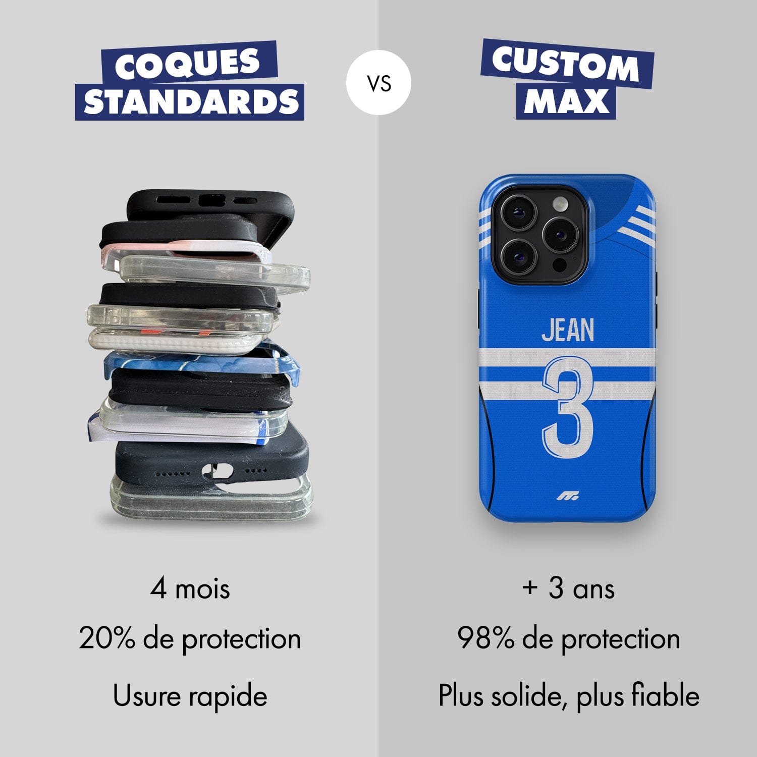 Coque de téléphone BASTIA personnalisable pour téléphone