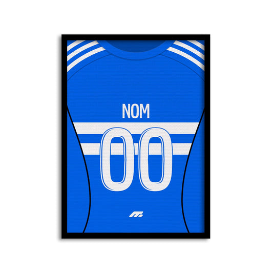 Affiche BASTIA football personnalisable à imprimer