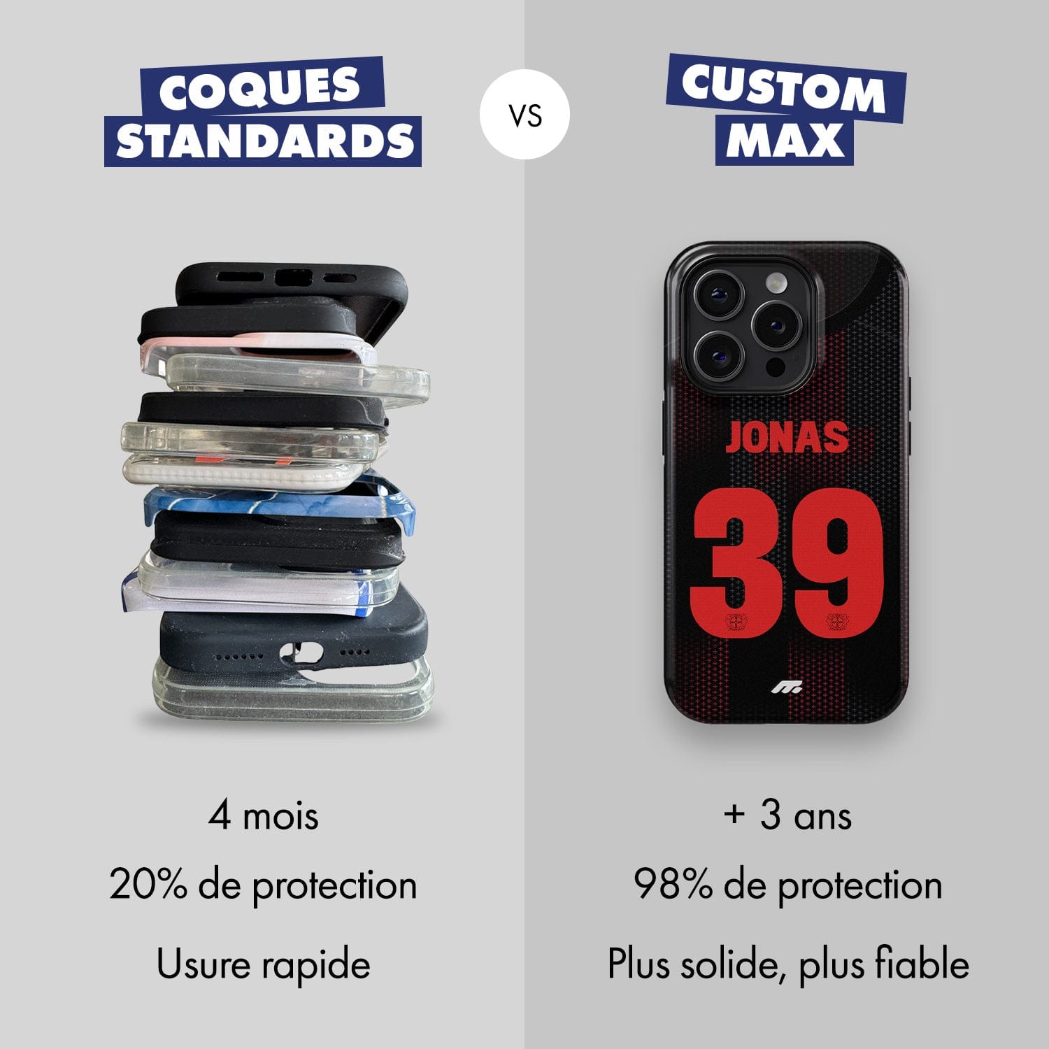 Coque de téléphone BAYER LEVERKUSEN personnalisable pour téléphone