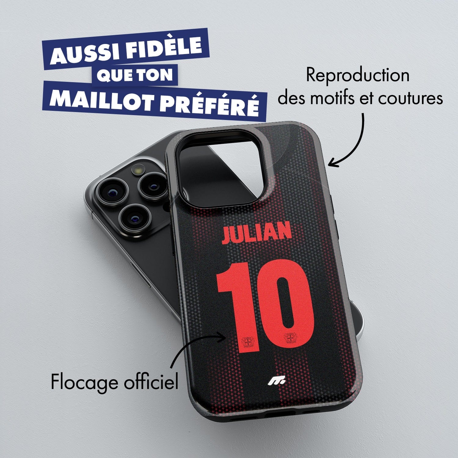 Coque de téléphone BAYER LEVERKUSEN personnalisable pour téléphone