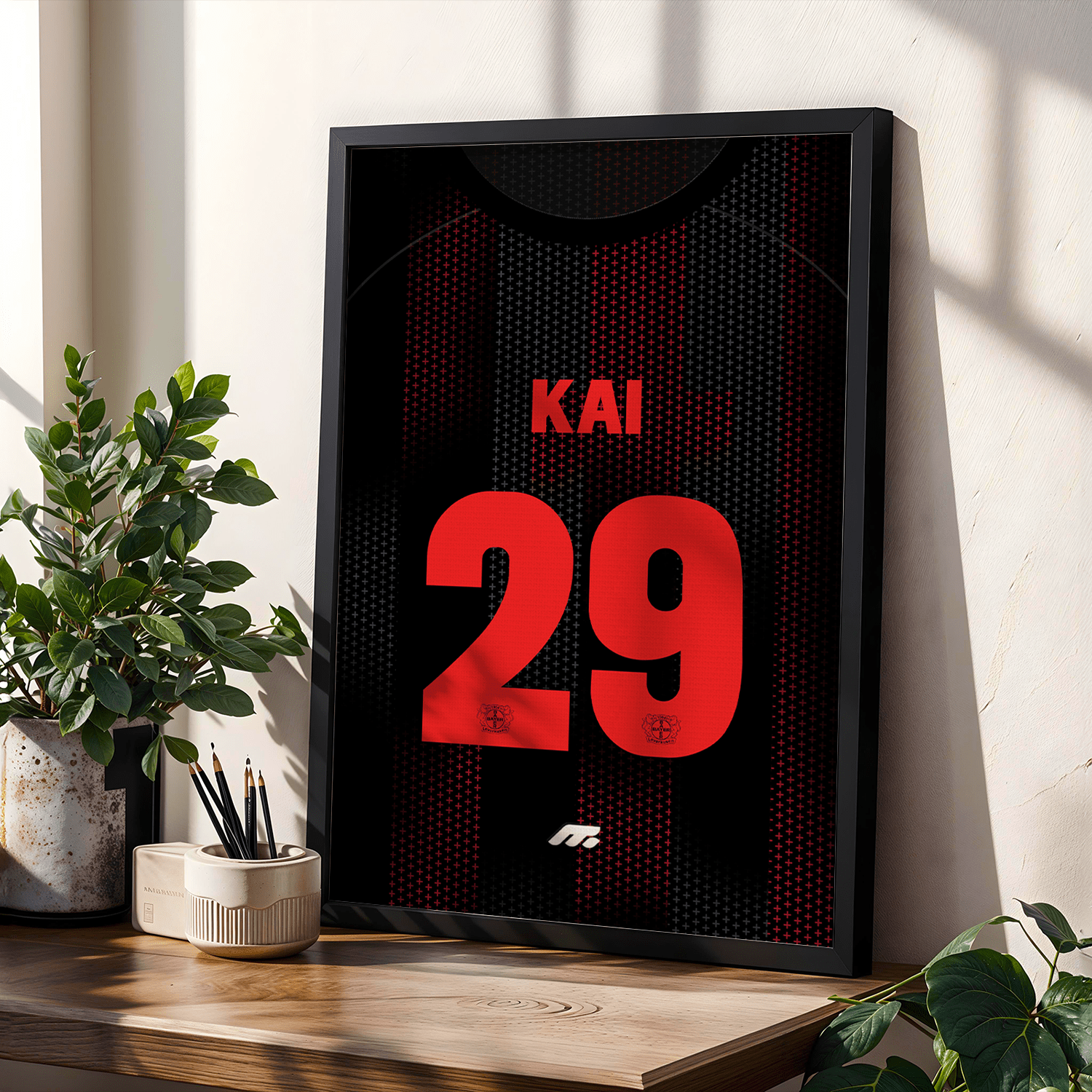 Affiche BAYER LEVERKUSEN football personnalisable à imprimer