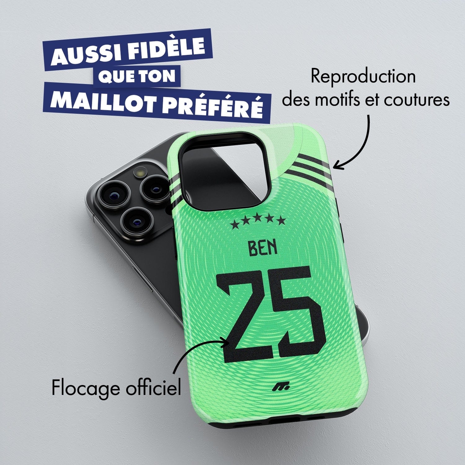 Coque Bayern Munich football personnalisable pour téléphone