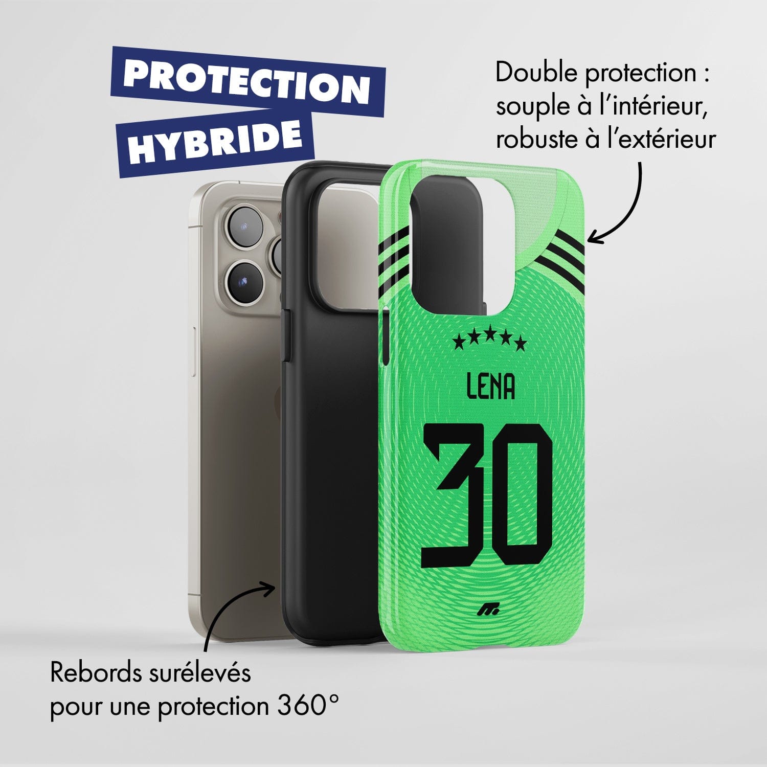 Coque Bayern Munich football personnalisable pour téléphone