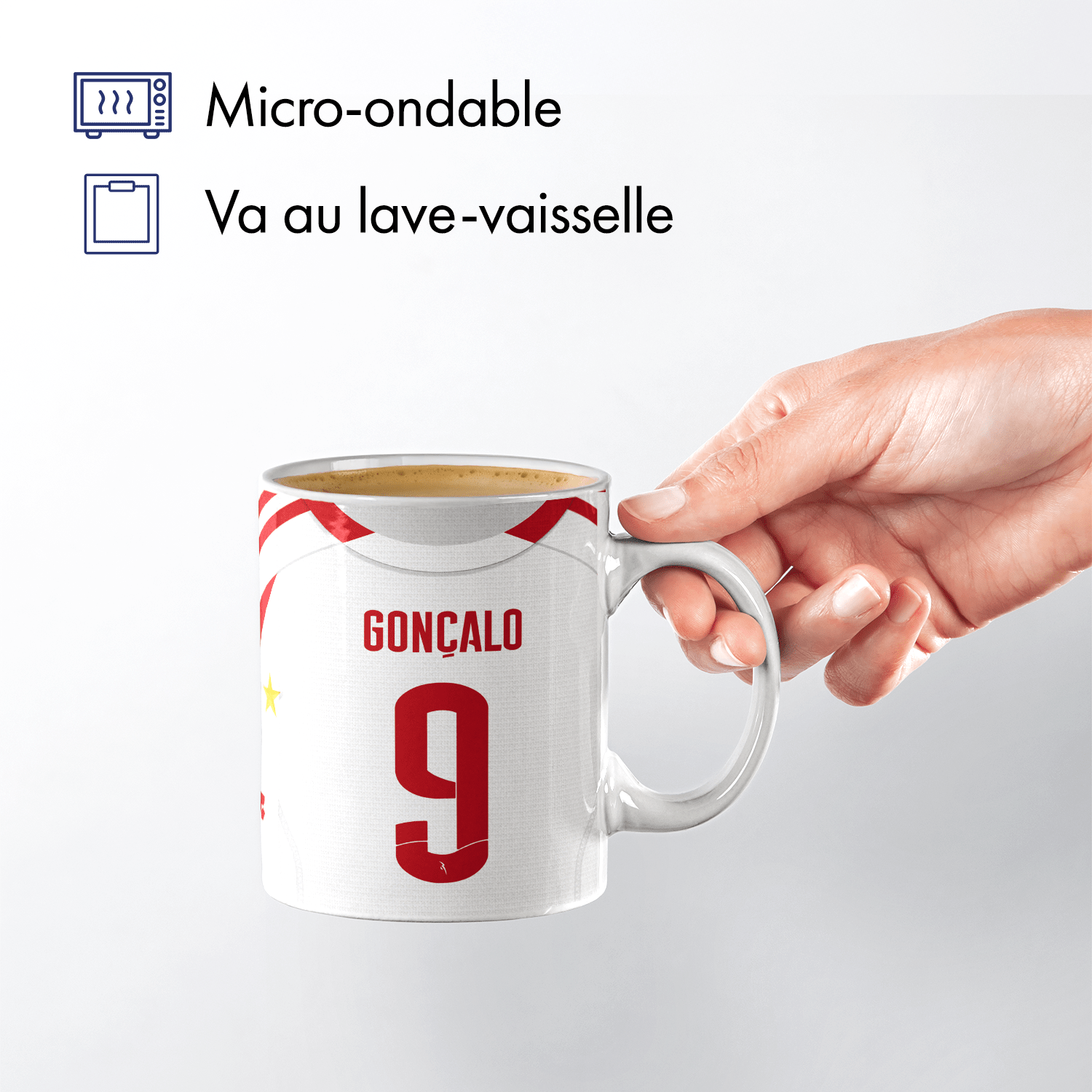 Mug SL Benfica football personnalisable