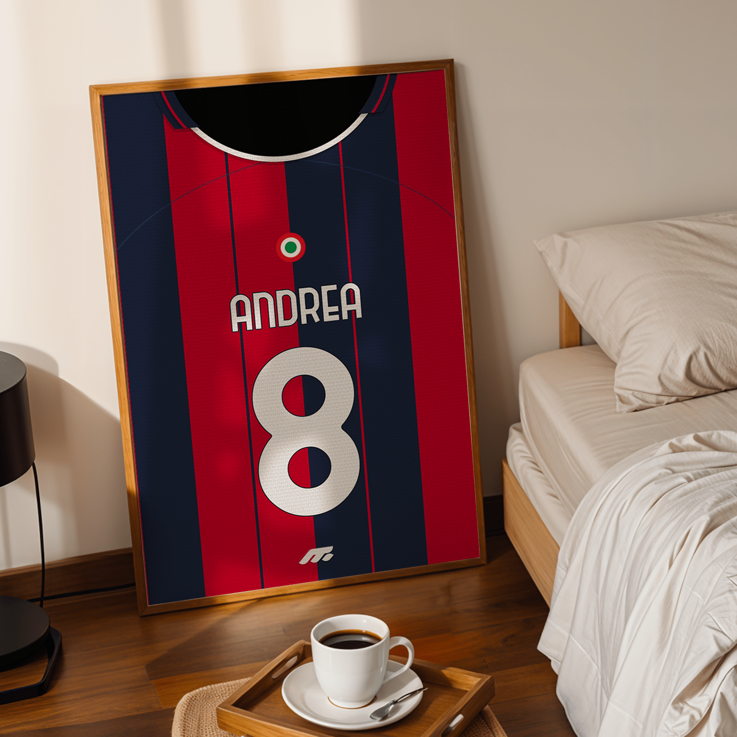 Affiche BOLOGNE football personnalisable à imprimer