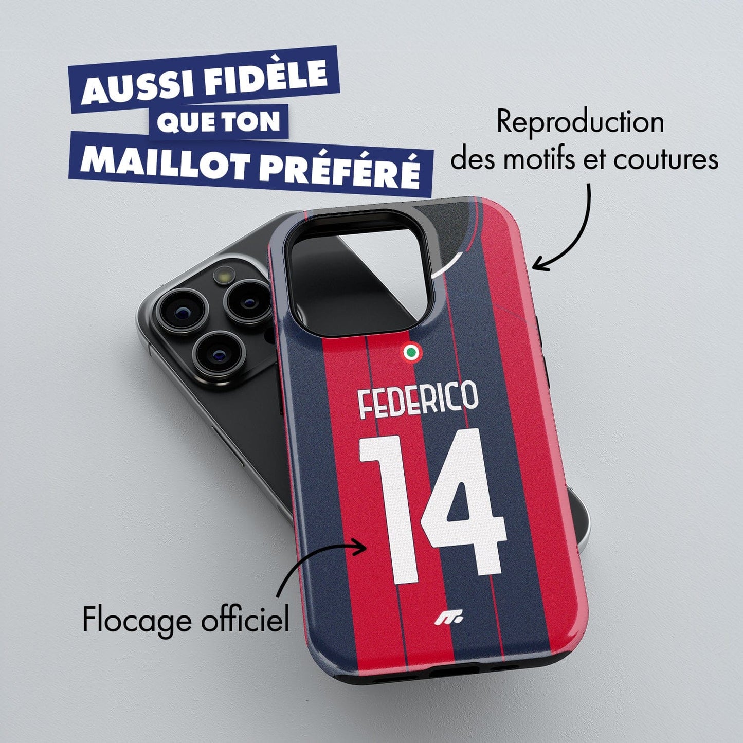 Coque de téléphone BOLOGNE personnalisable pour téléphone