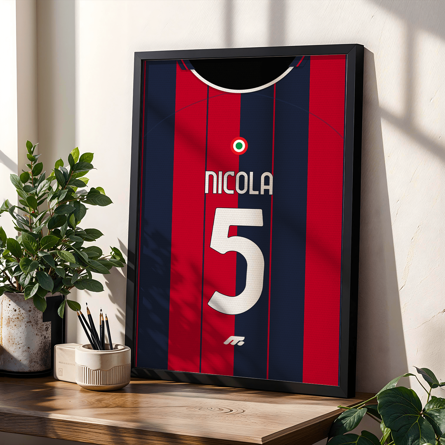 Affiche BOLOGNE football personnalisable à imprimer