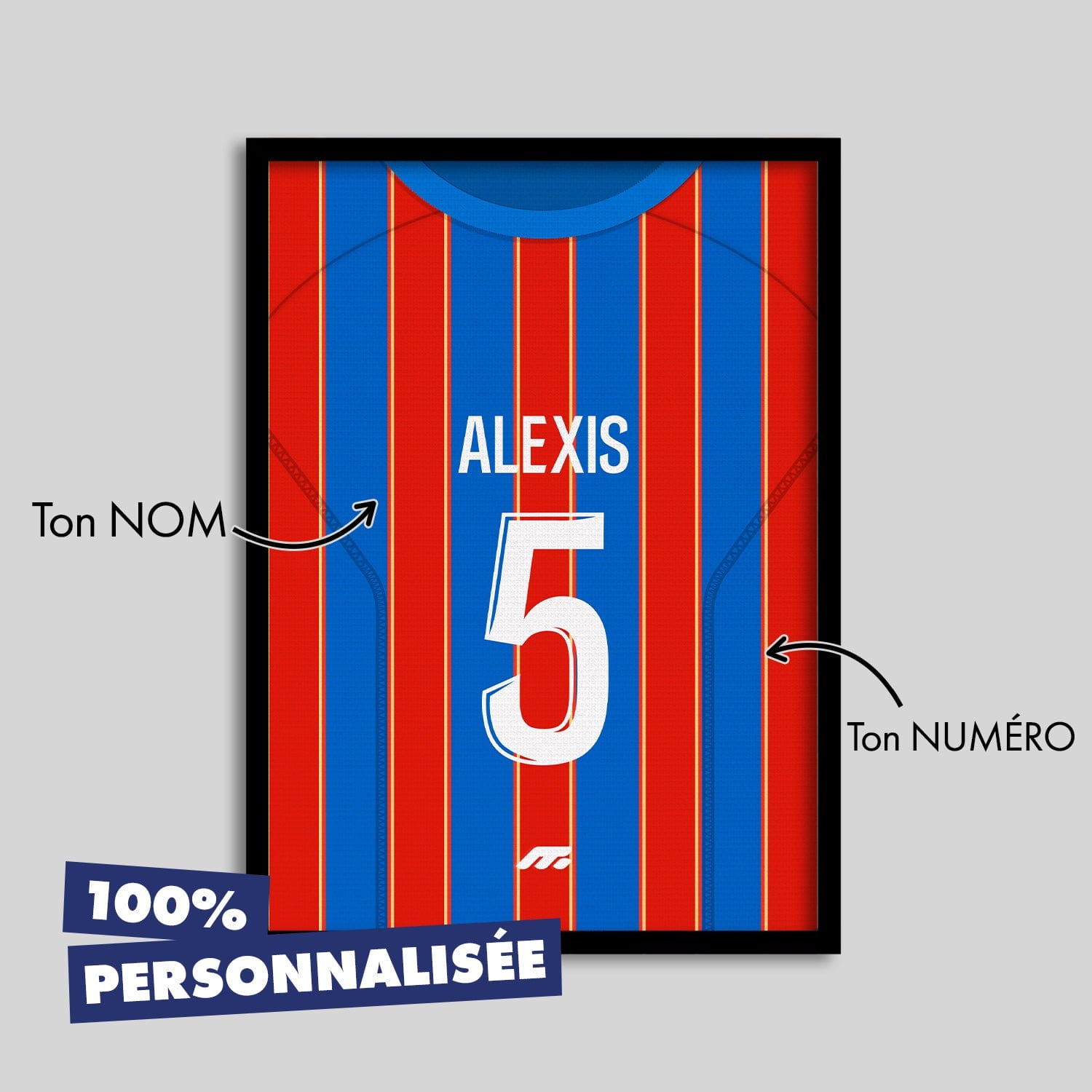 Affiche CAEN football personnalisable à imprimer