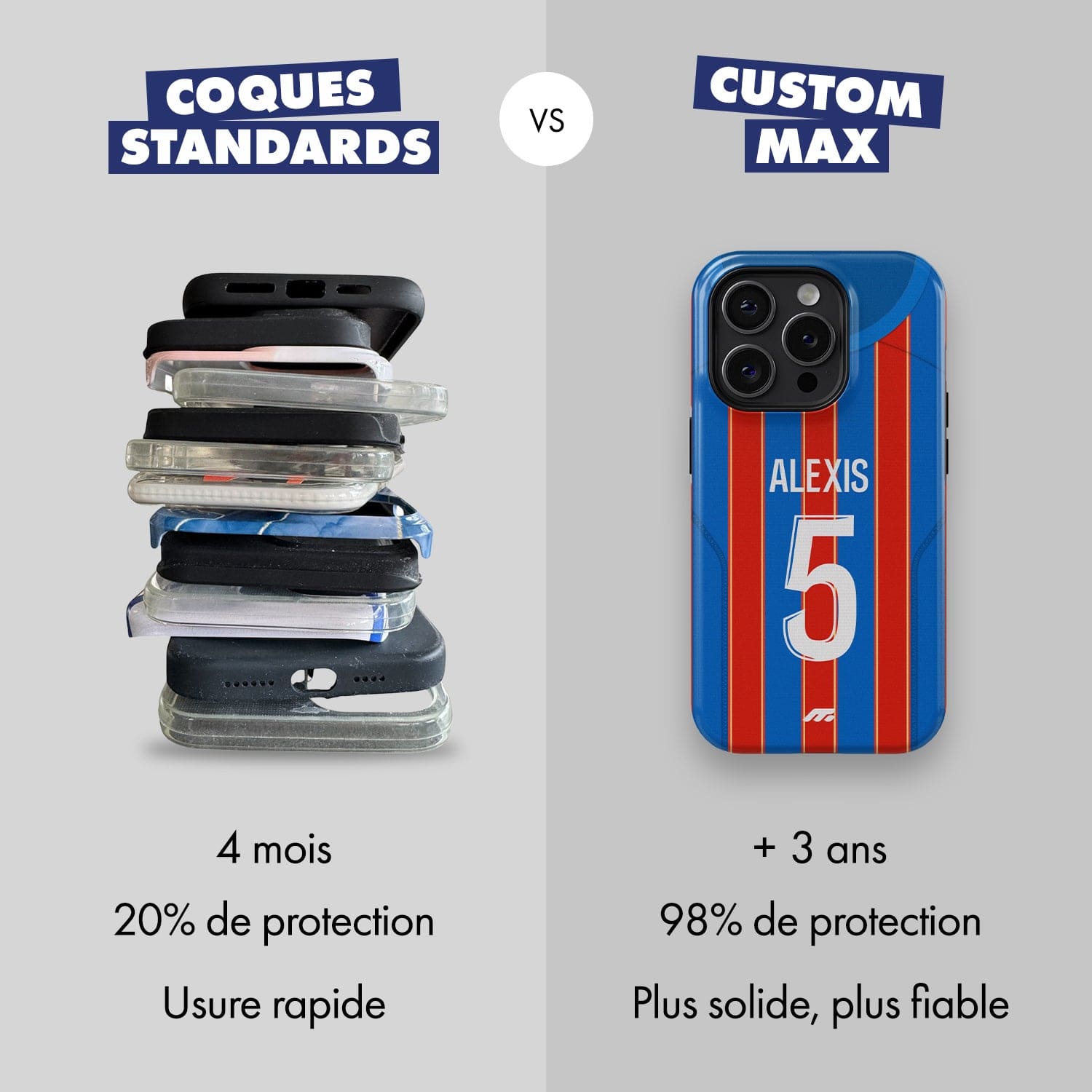 Coque de téléphone CAEN personnalisable pour téléphone