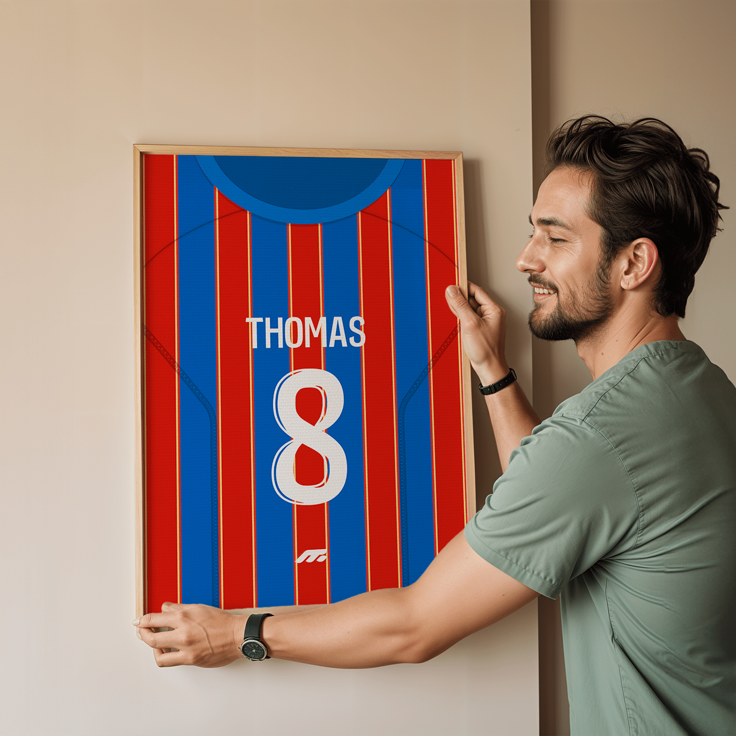 Affiche CAEN football personnalisable à imprimer