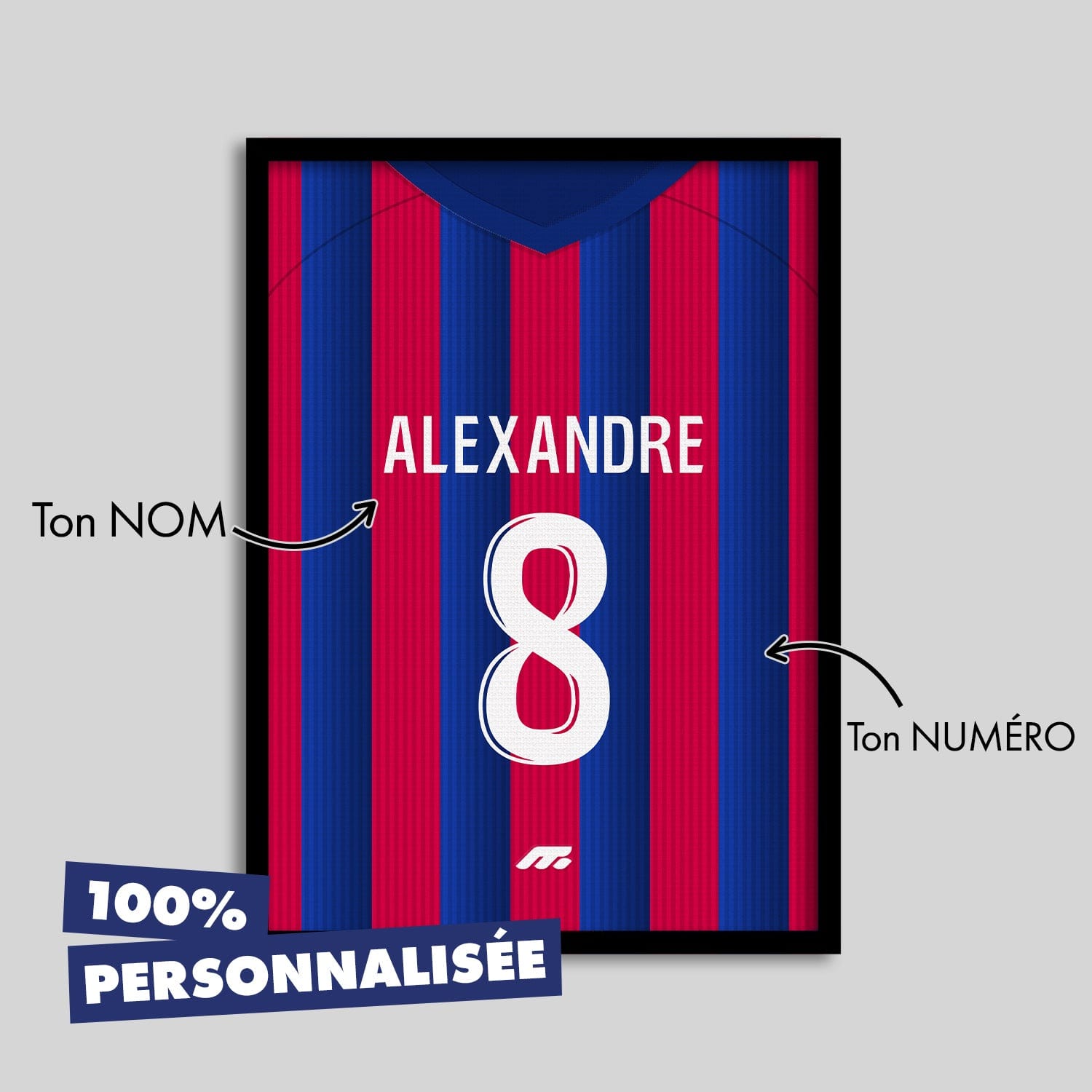 Affiche CLERMONT football personnalisable à imprimer