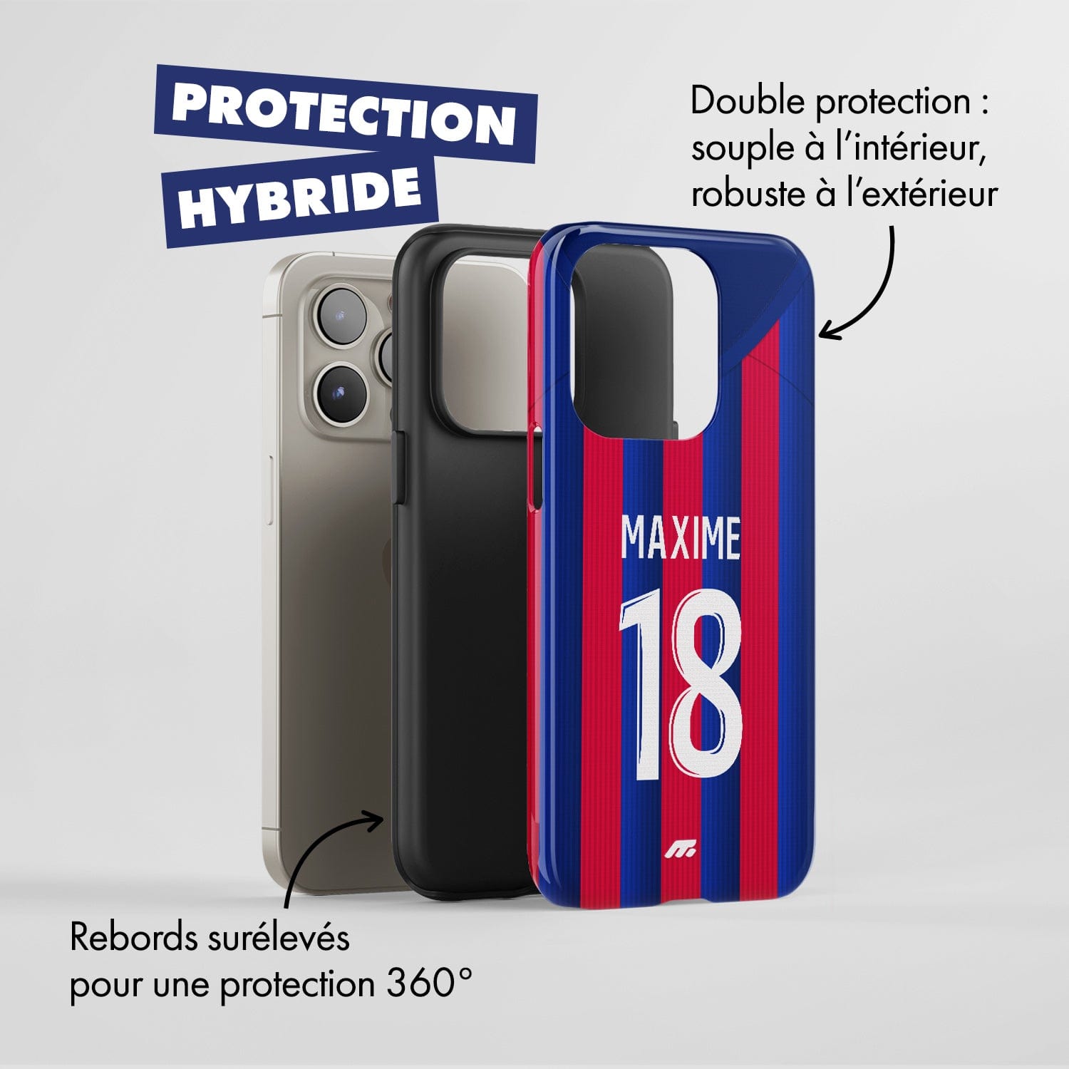 Coque de téléphone CLERMONT personnalisable pour téléphone