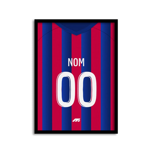 Affiche CLERMONT football personnalisable à imprimer