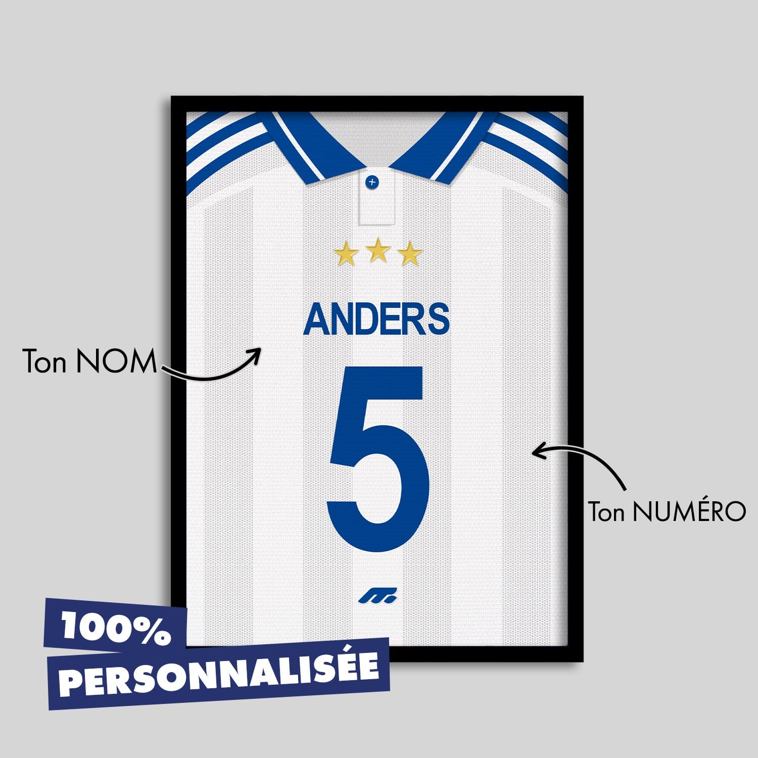 Affiche COPENHAGUE football personnalisable à imprimer