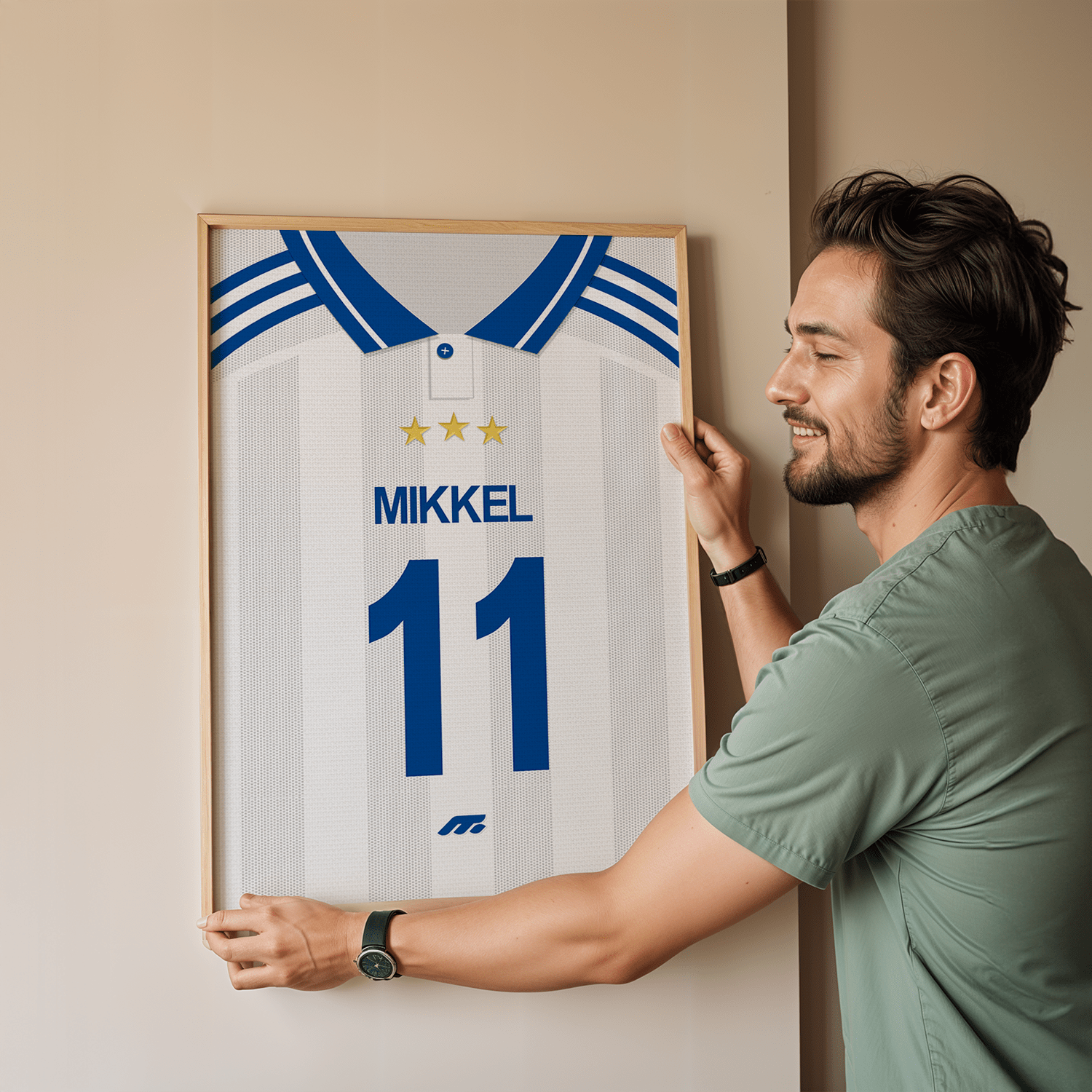 Affiche COPENHAGUE football personnalisable à imprimer