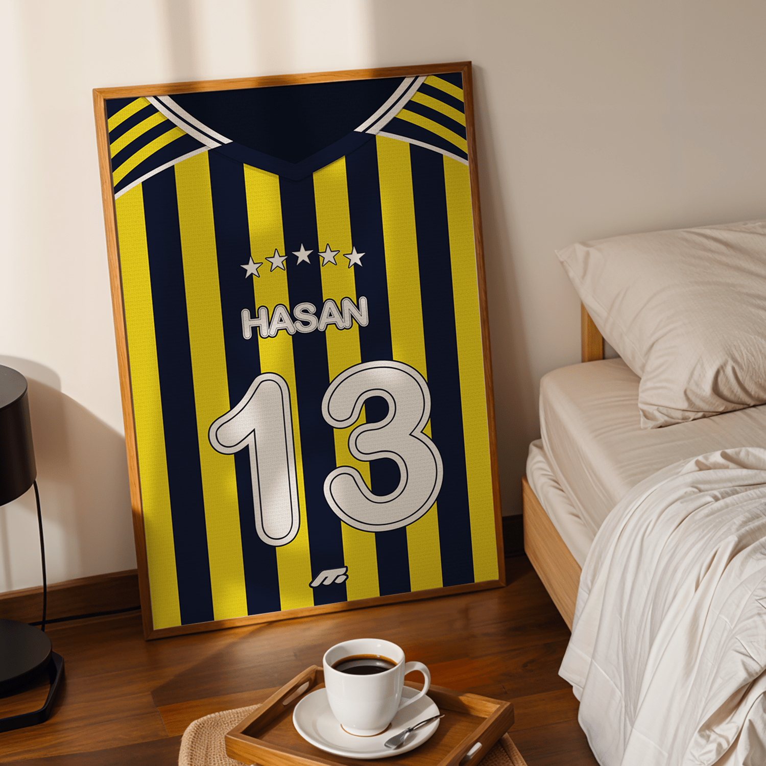 Affiche FENERBAHCE football personnalisable à imprimer