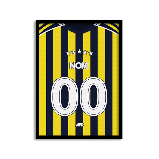 Affiche FENERBAHCE football personnalisable à imprimer