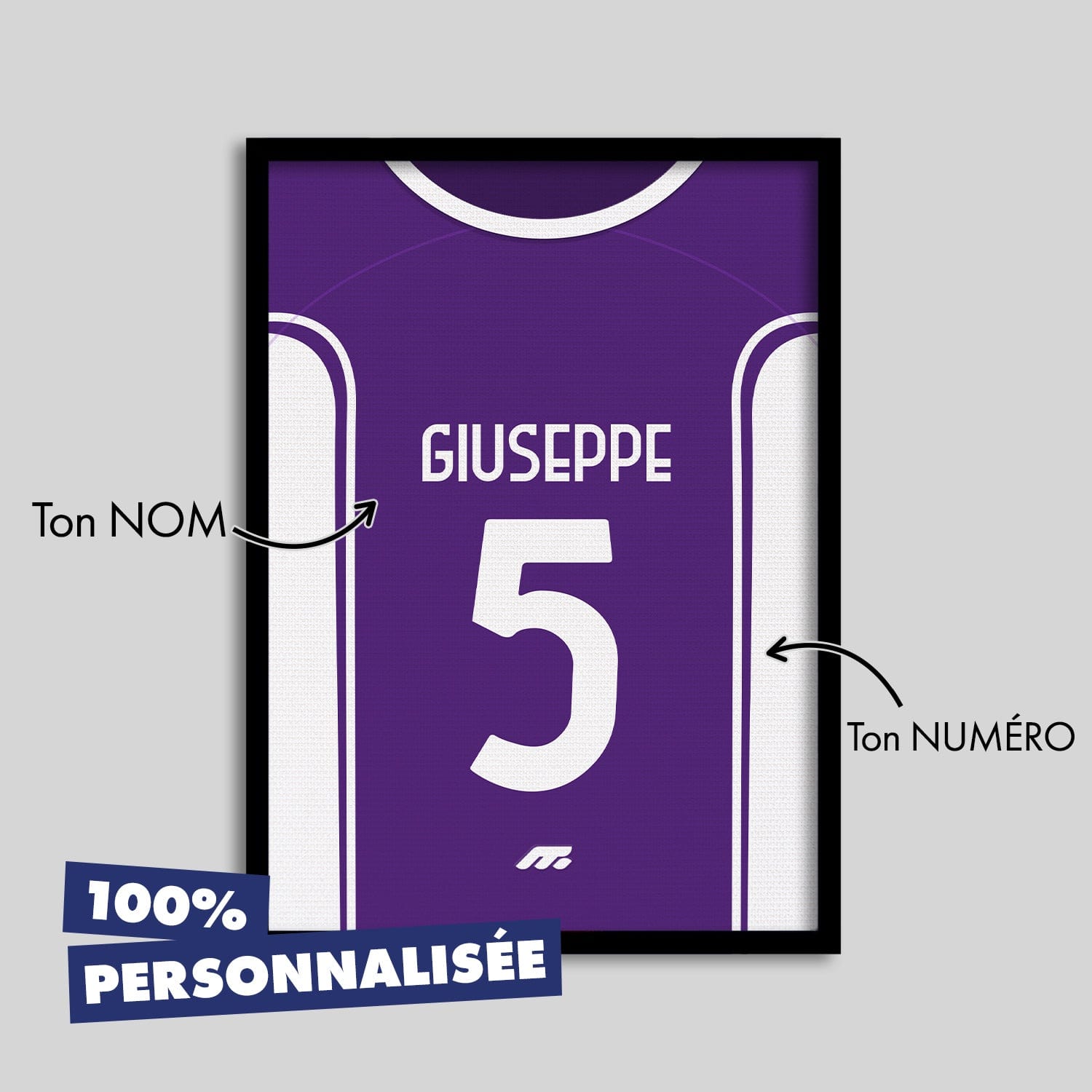 Affiche FIORENTINA football personnalisable à imprimer