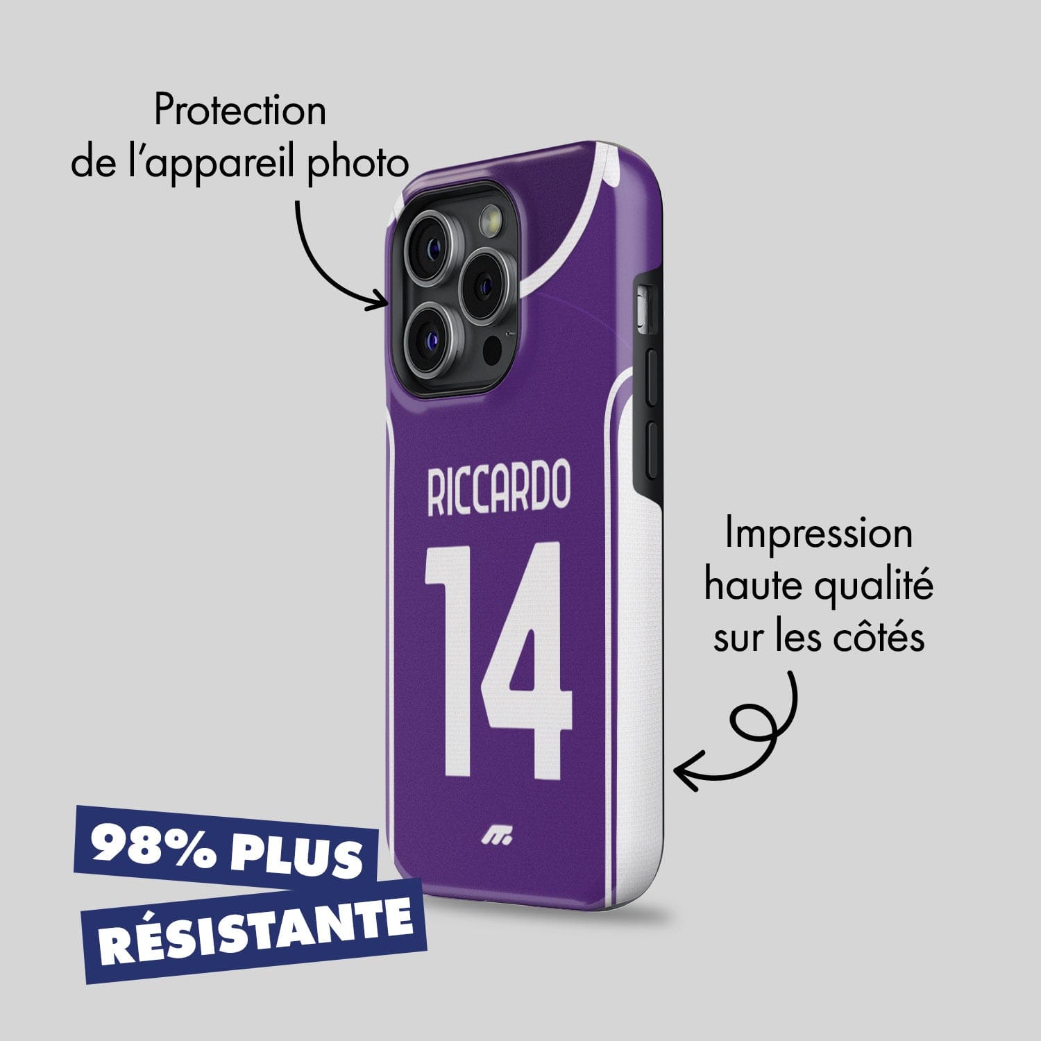Coque de téléphone Fiorentina personnalisable pour téléphone