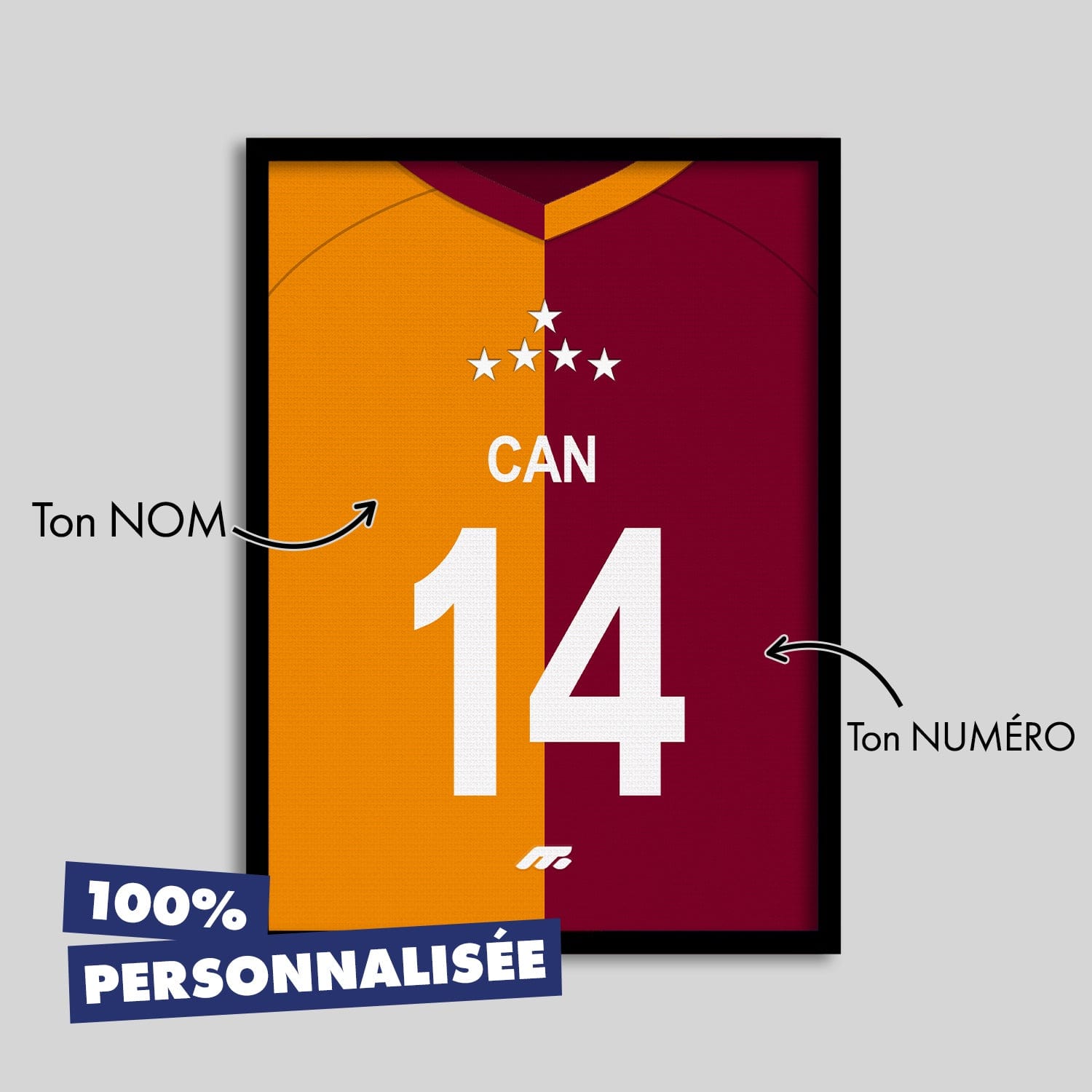 Affiche Galatasaray football personnalisable à imprimer