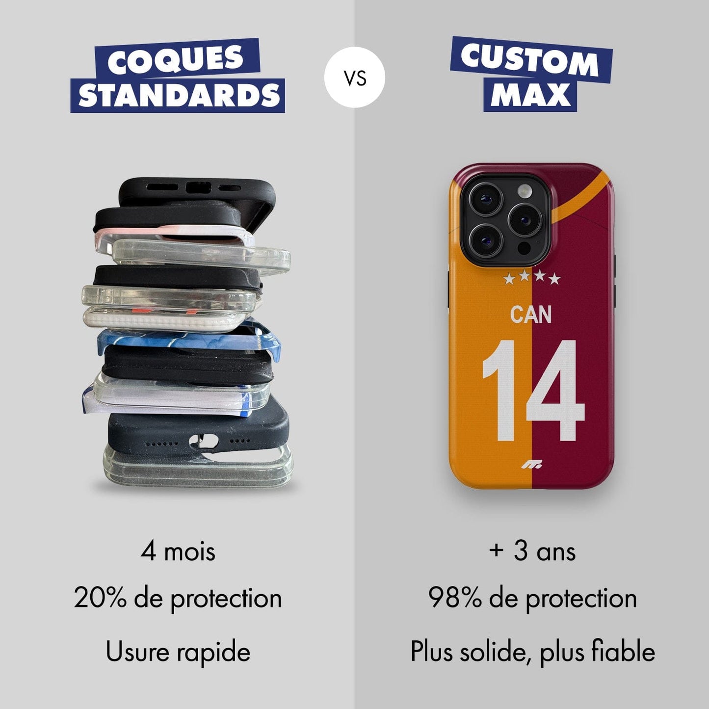 Coque de téléphone Galatasaray personnalisable pour téléphone