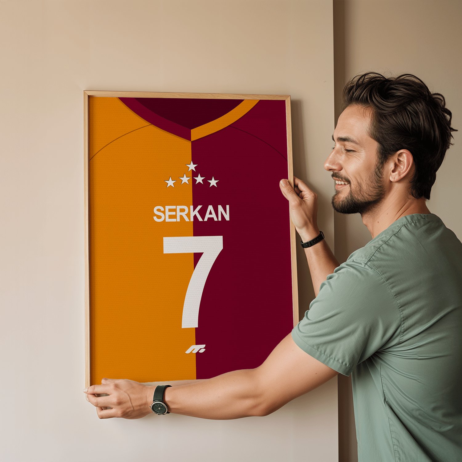 Affiche Galatasaray football personnalisable à imprimer