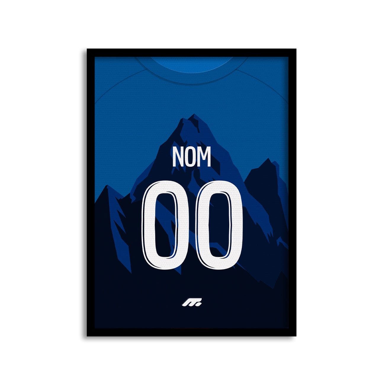 Affiche GRENOBLE football personnalisable à imprimer