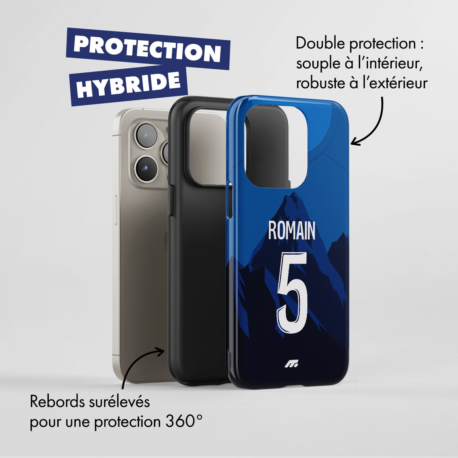 Coque de téléphone GRENOBLE personnalisable pour téléphone
